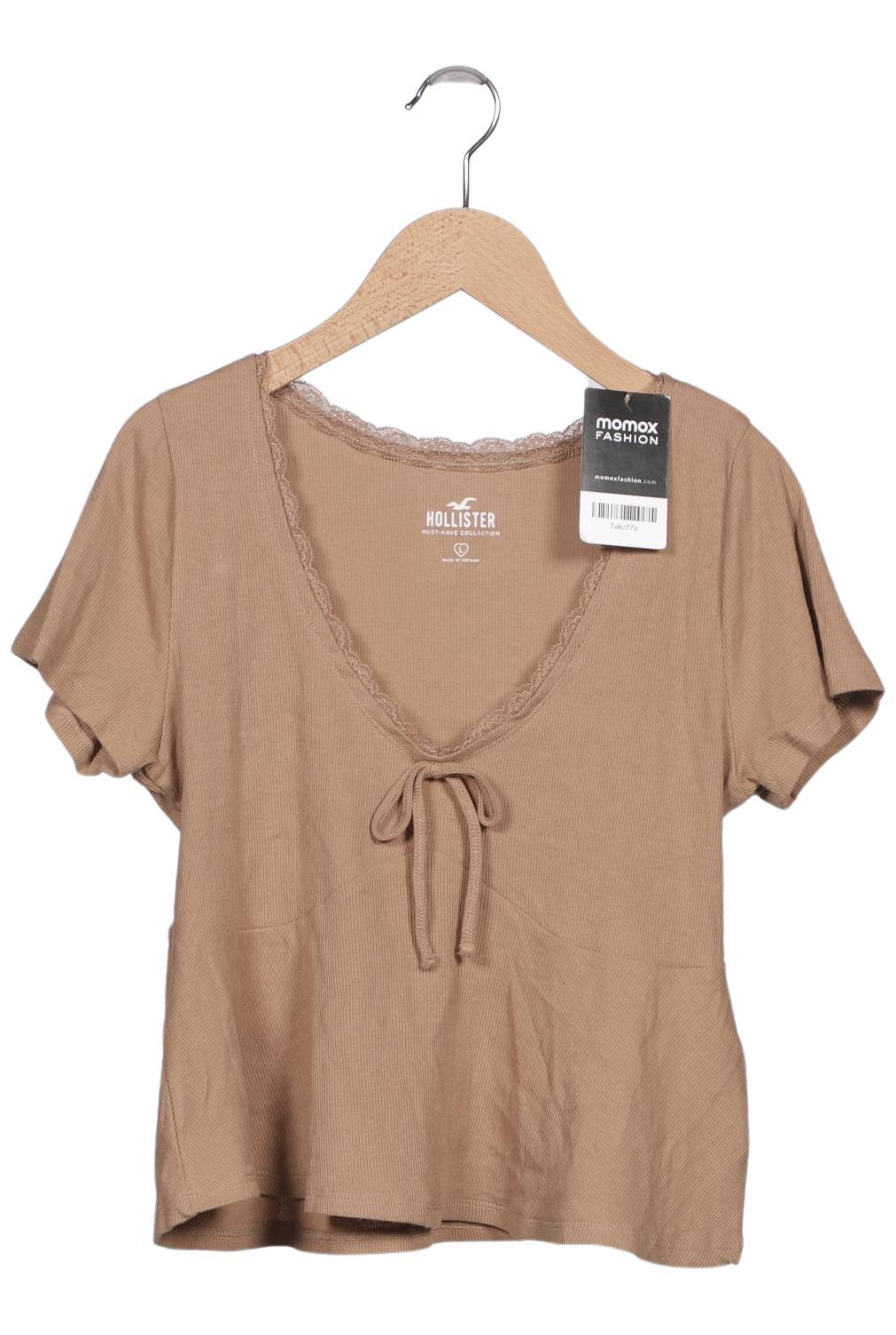 

Hollister Damen T-Shirt, beige, Gr. 42