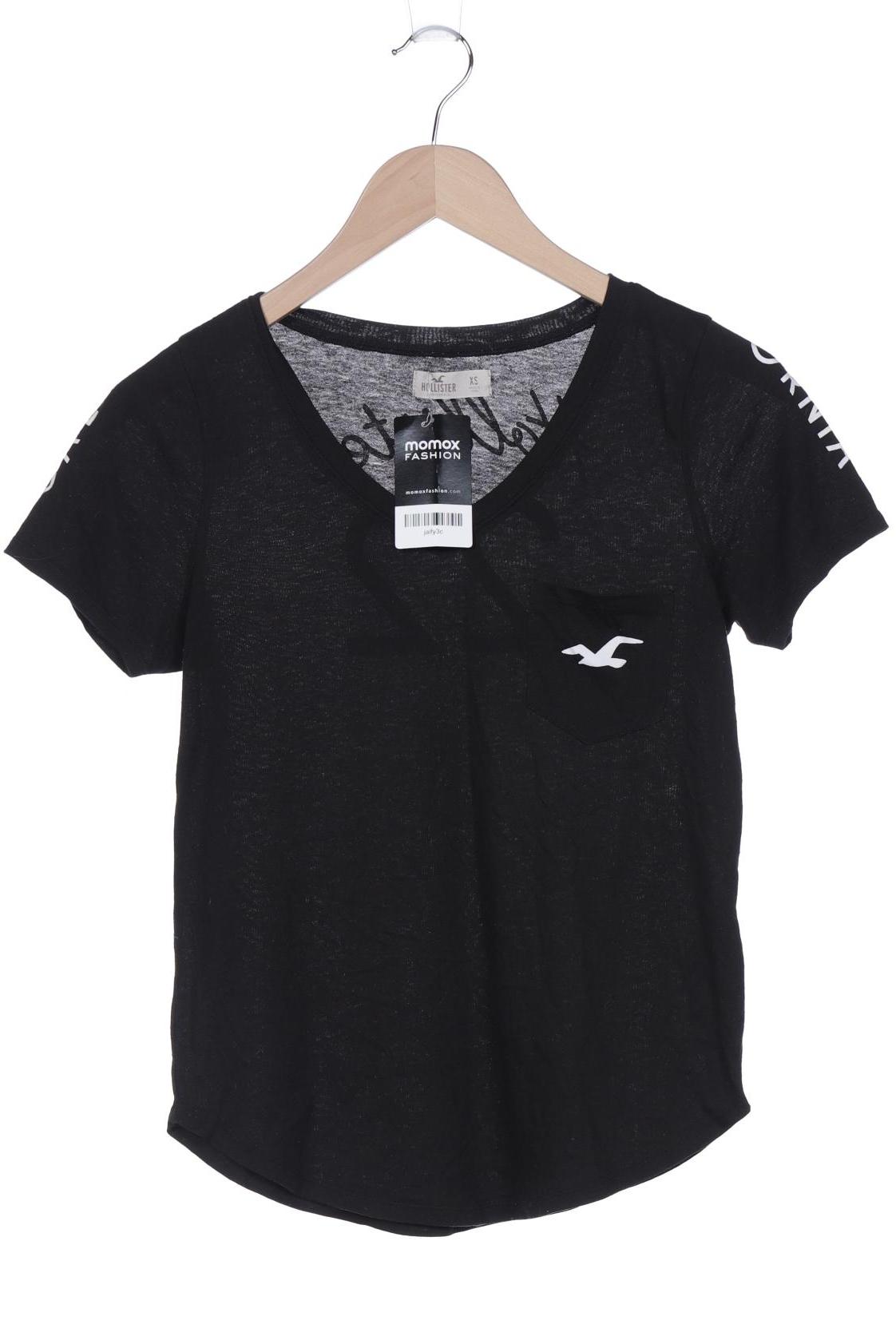 

Hollister Damen T-Shirt, schwarz, Gr. 34