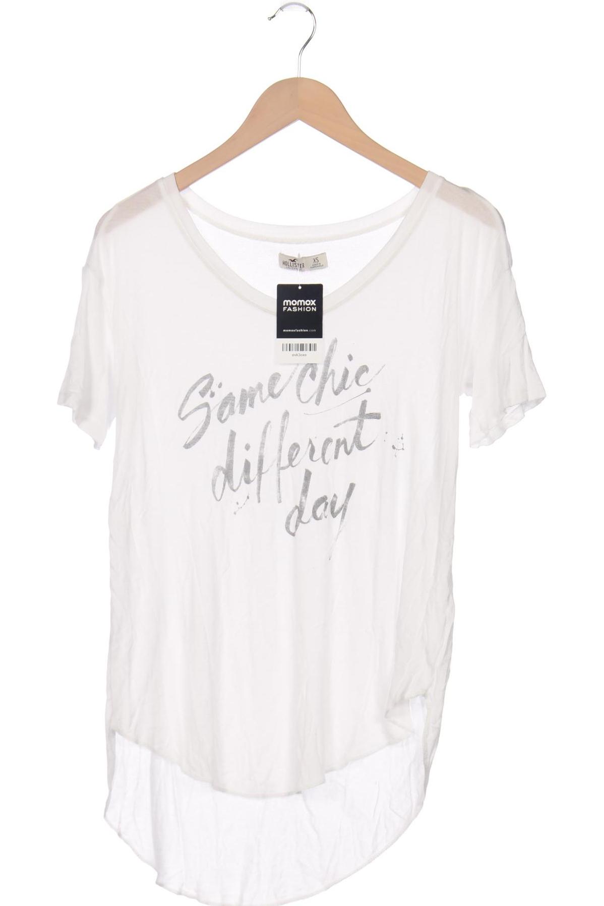 

Hollister Damen T-Shirt, weiß, Gr. 34