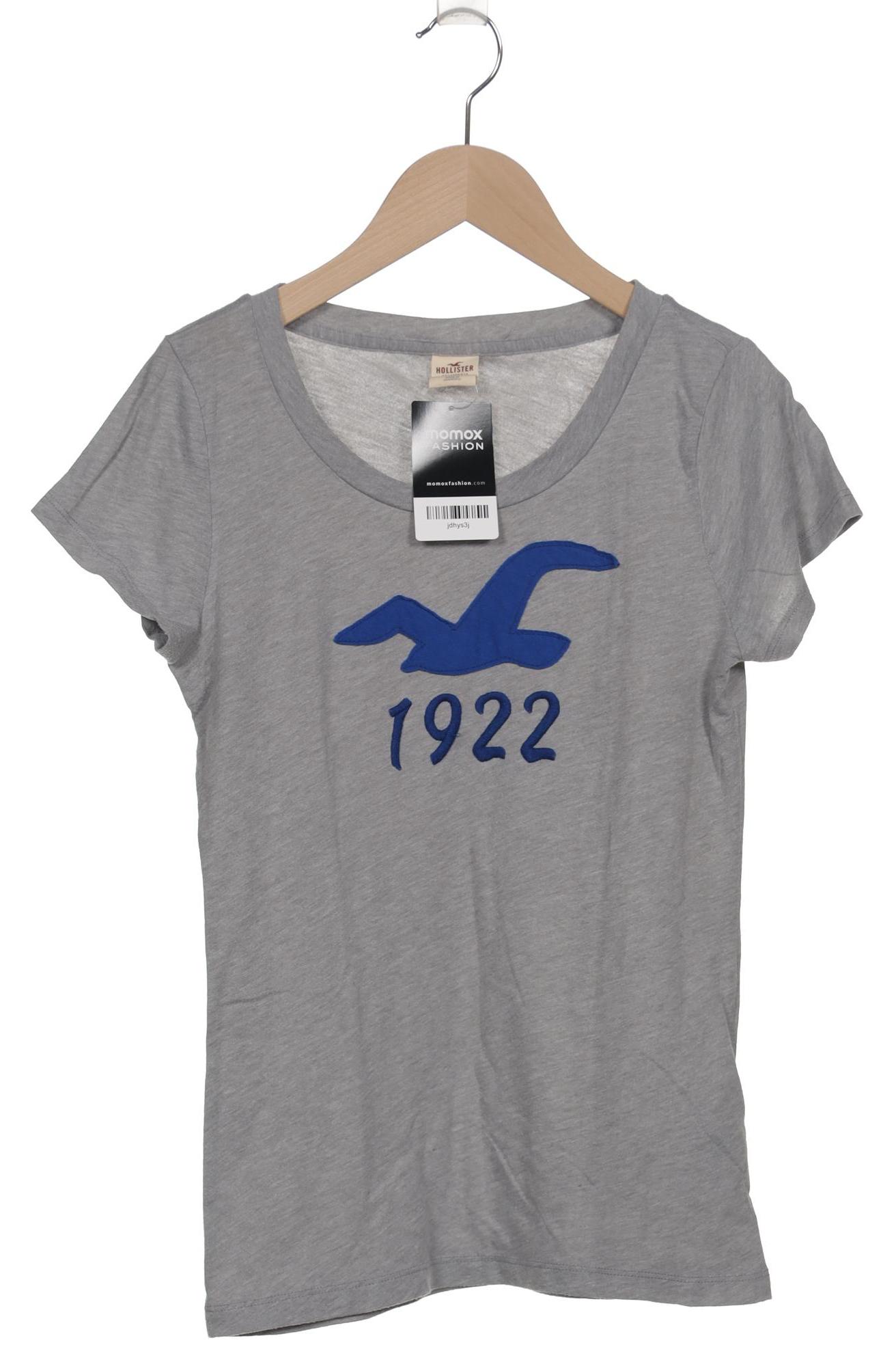 

Hollister Damen T-Shirt, grau, Gr. 34
