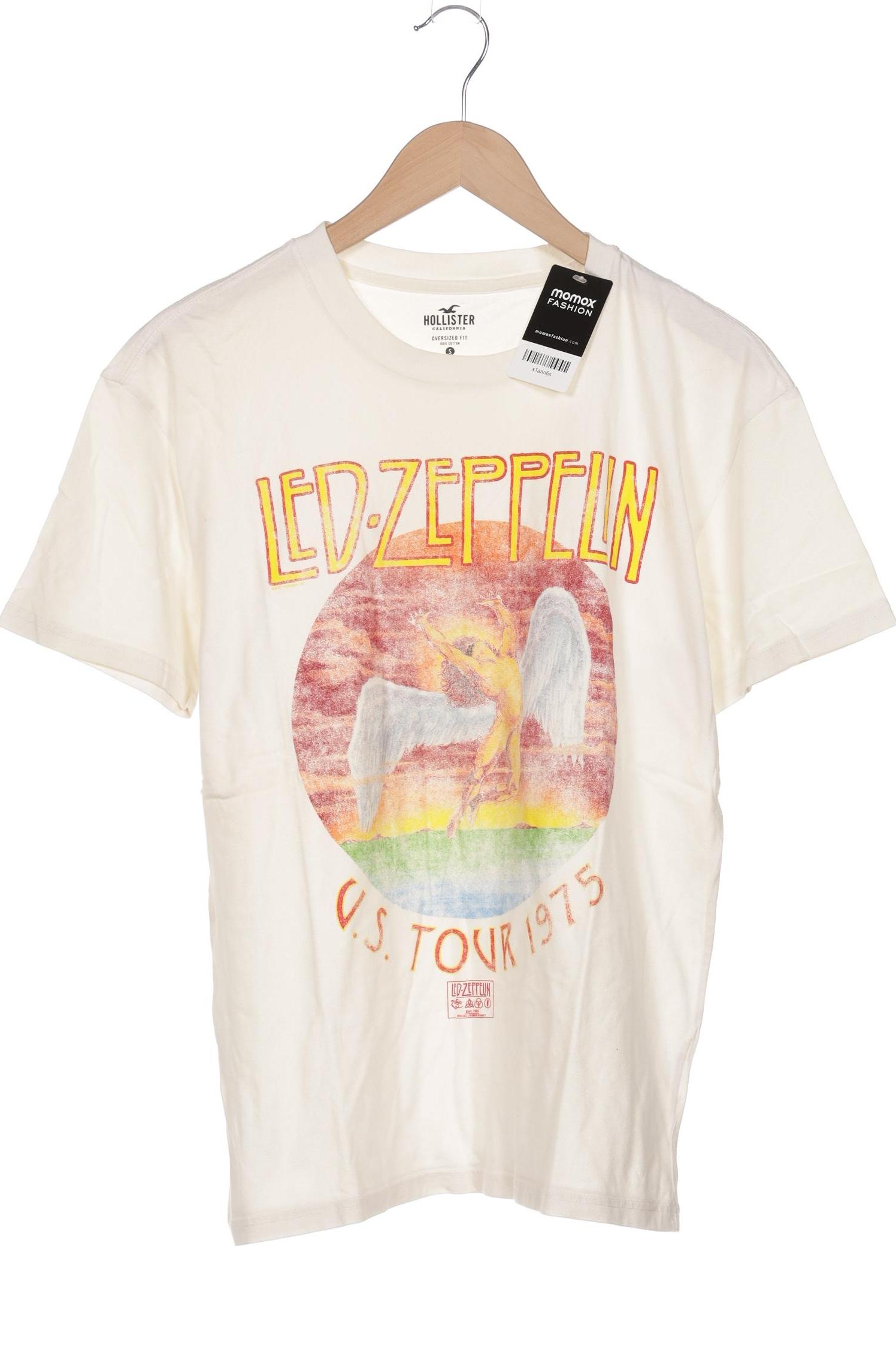 

Hollister Damen T-Shirt, cremeweiß, Gr. 36