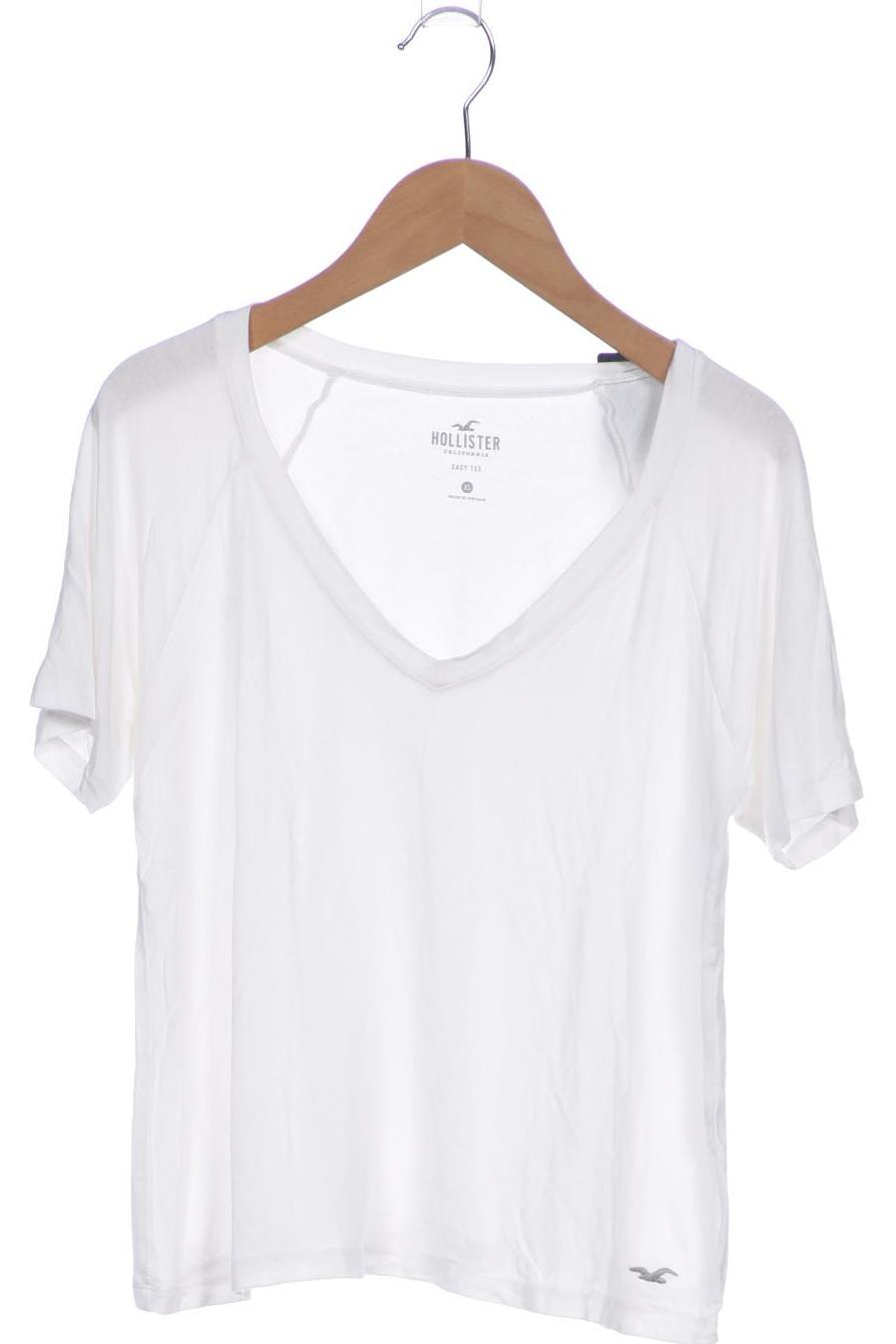 

Hollister Damen T-Shirt, cremeweiß, Gr. 34