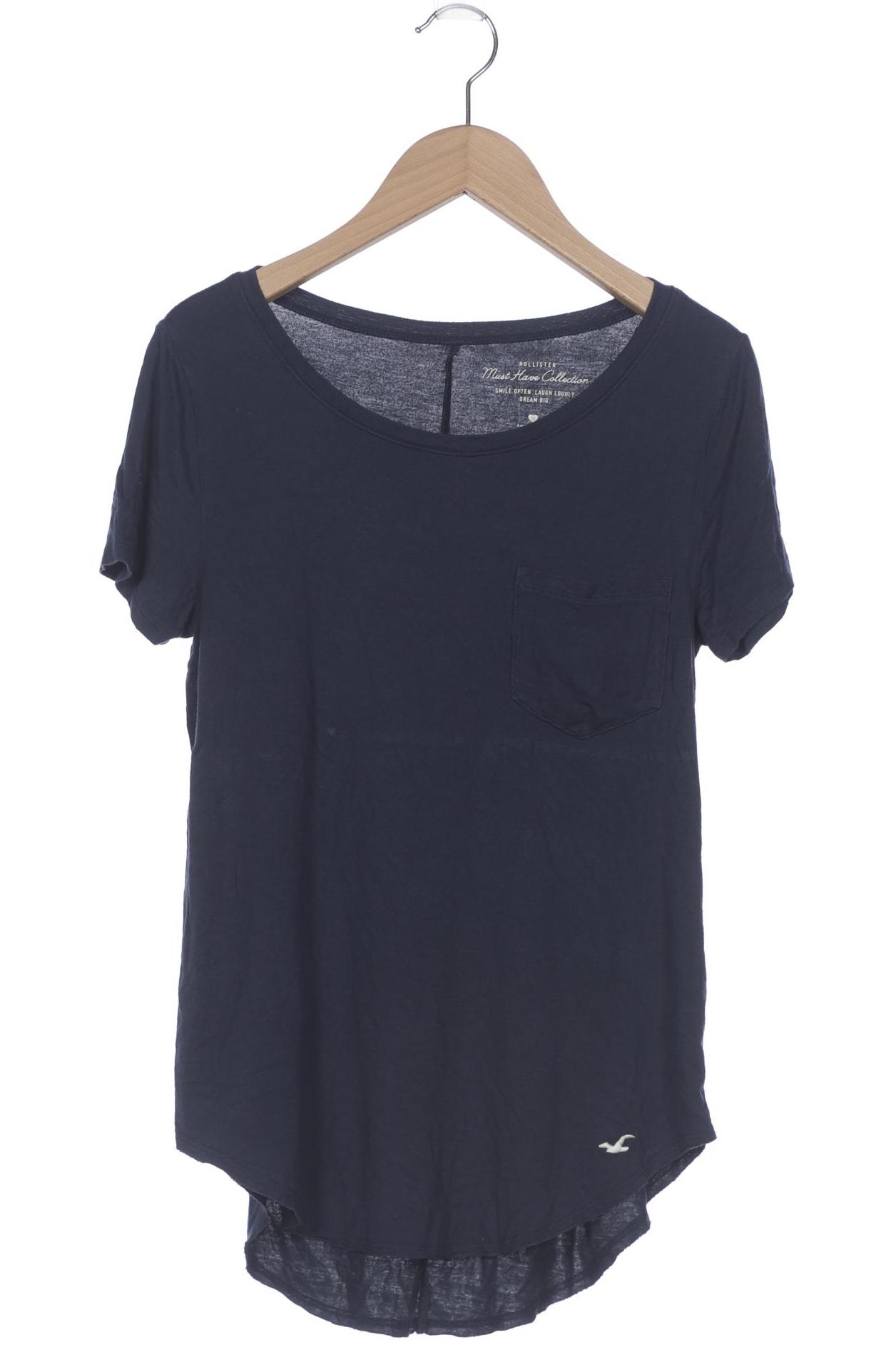 

Hollister Damen T-Shirt, marineblau, Gr. 34