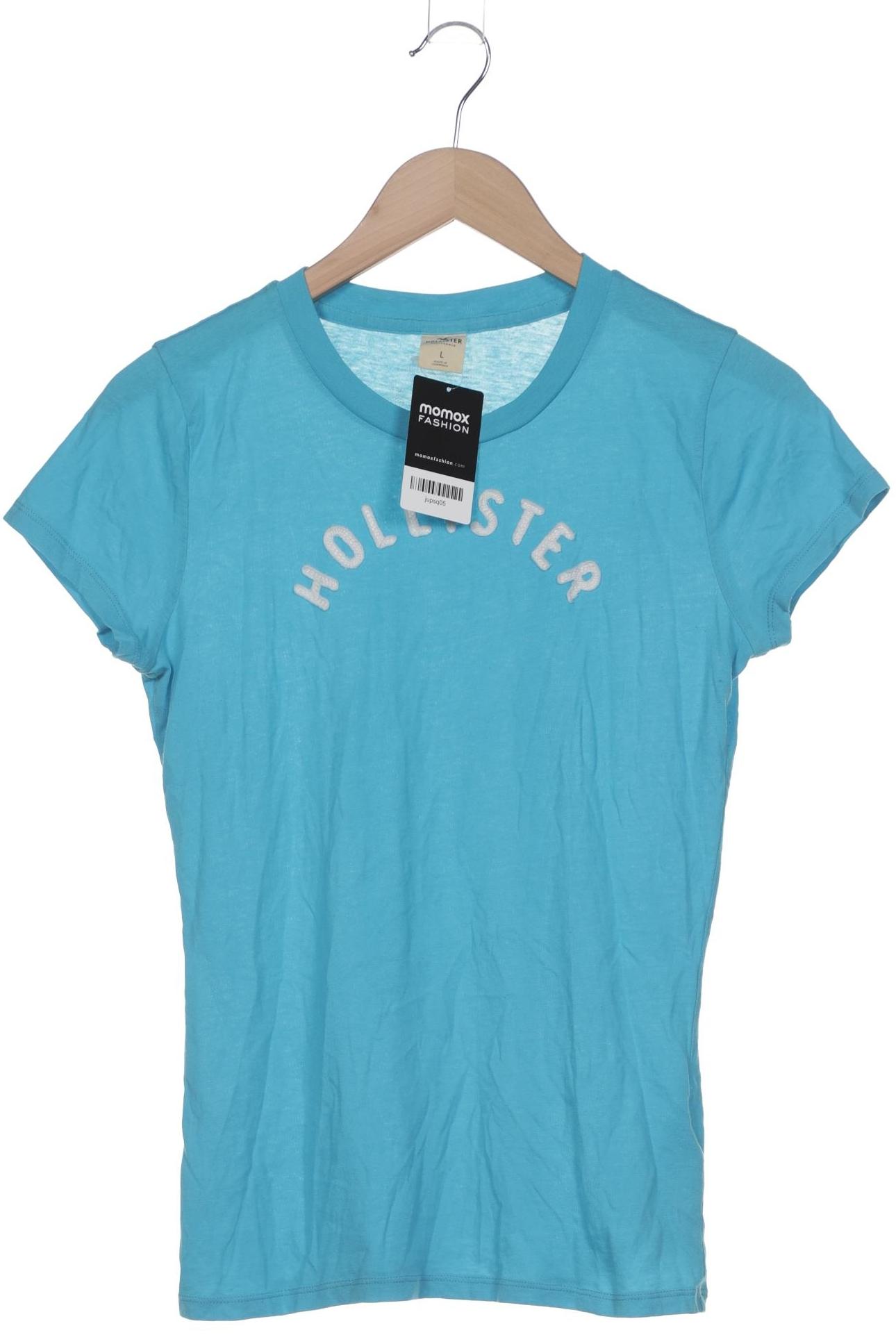 

Hollister Damen T-Shirt, blau, Gr. 42