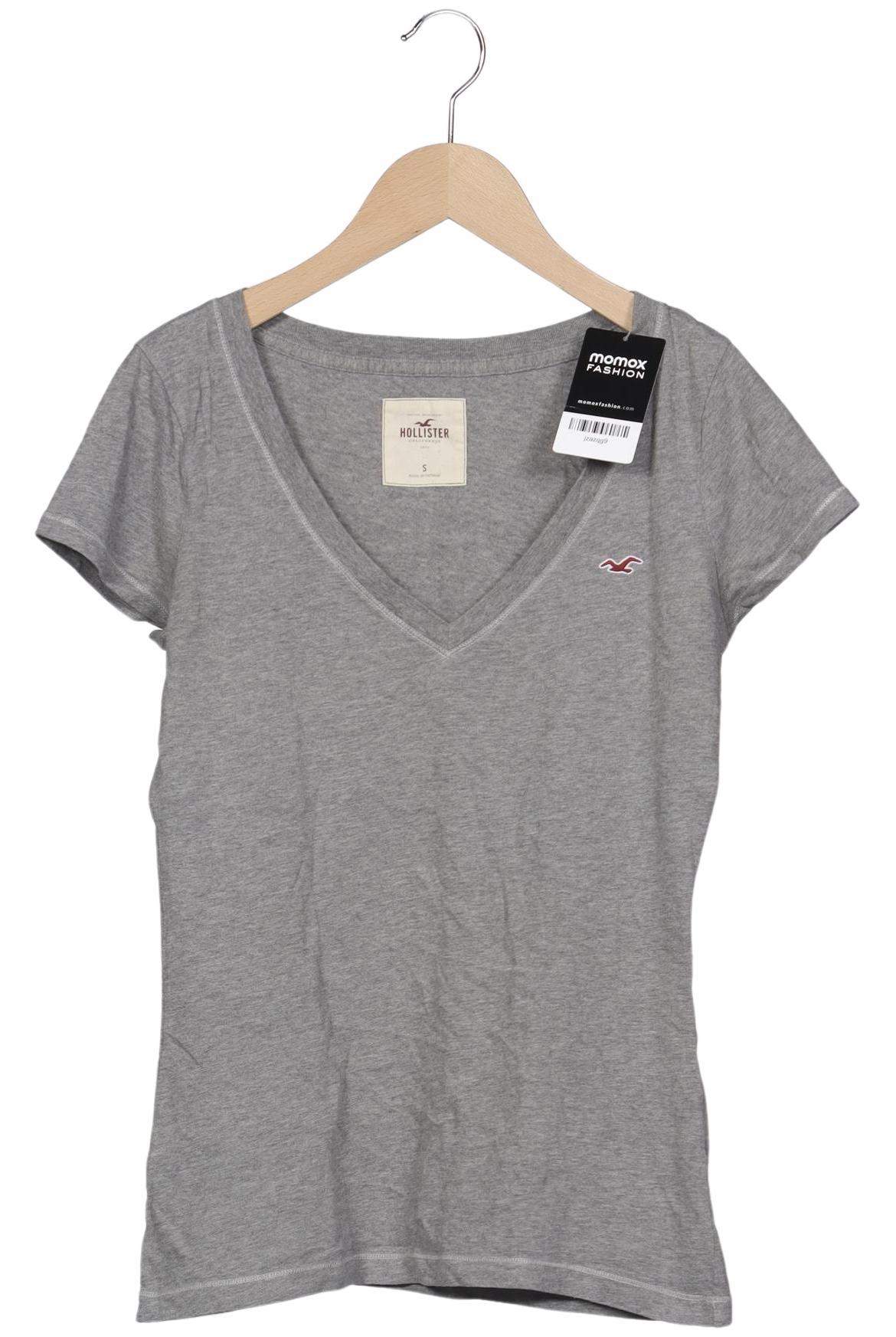 

Hollister Damen T-Shirt, grau, Gr. 36
