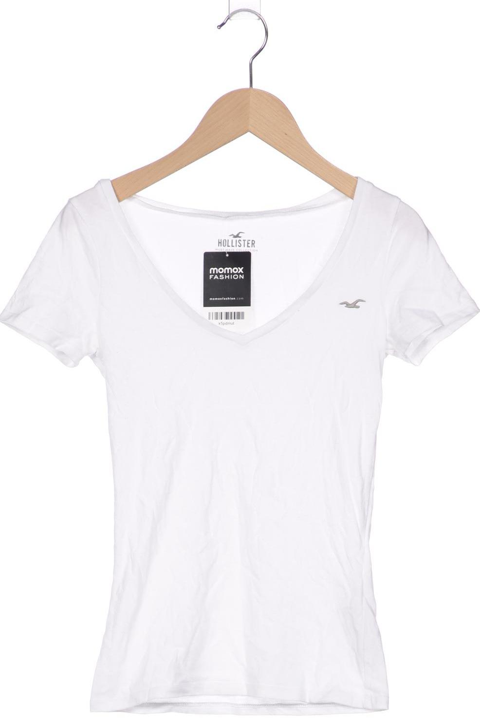 

Hollister Damen T-Shirt, weiß, Gr. 34