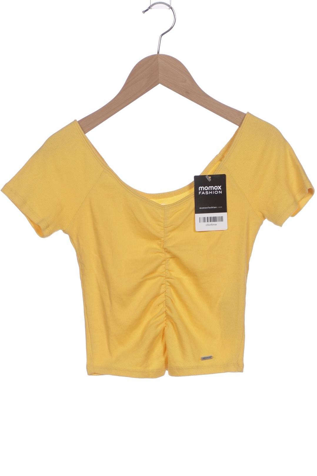 

Hollister Damen T-Shirt, gelb, Gr. 34