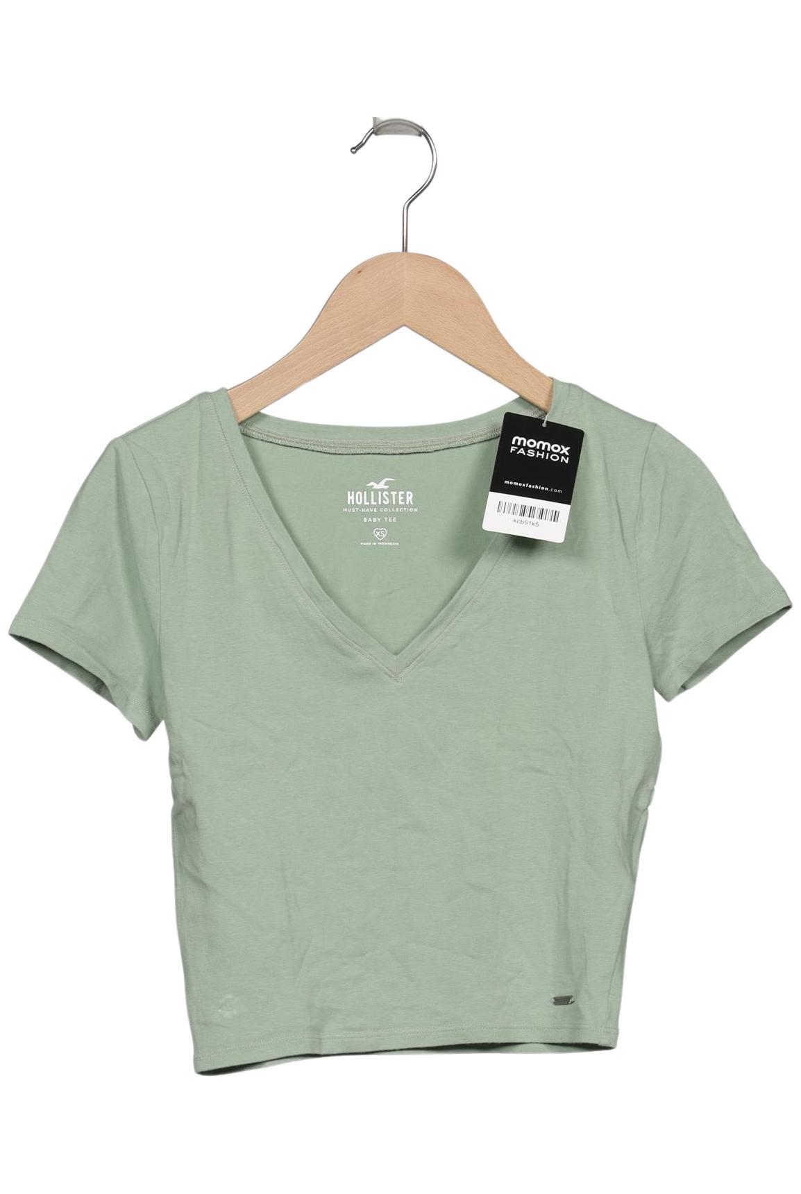 

Hollister Damen T-Shirt, grün, Gr. 34