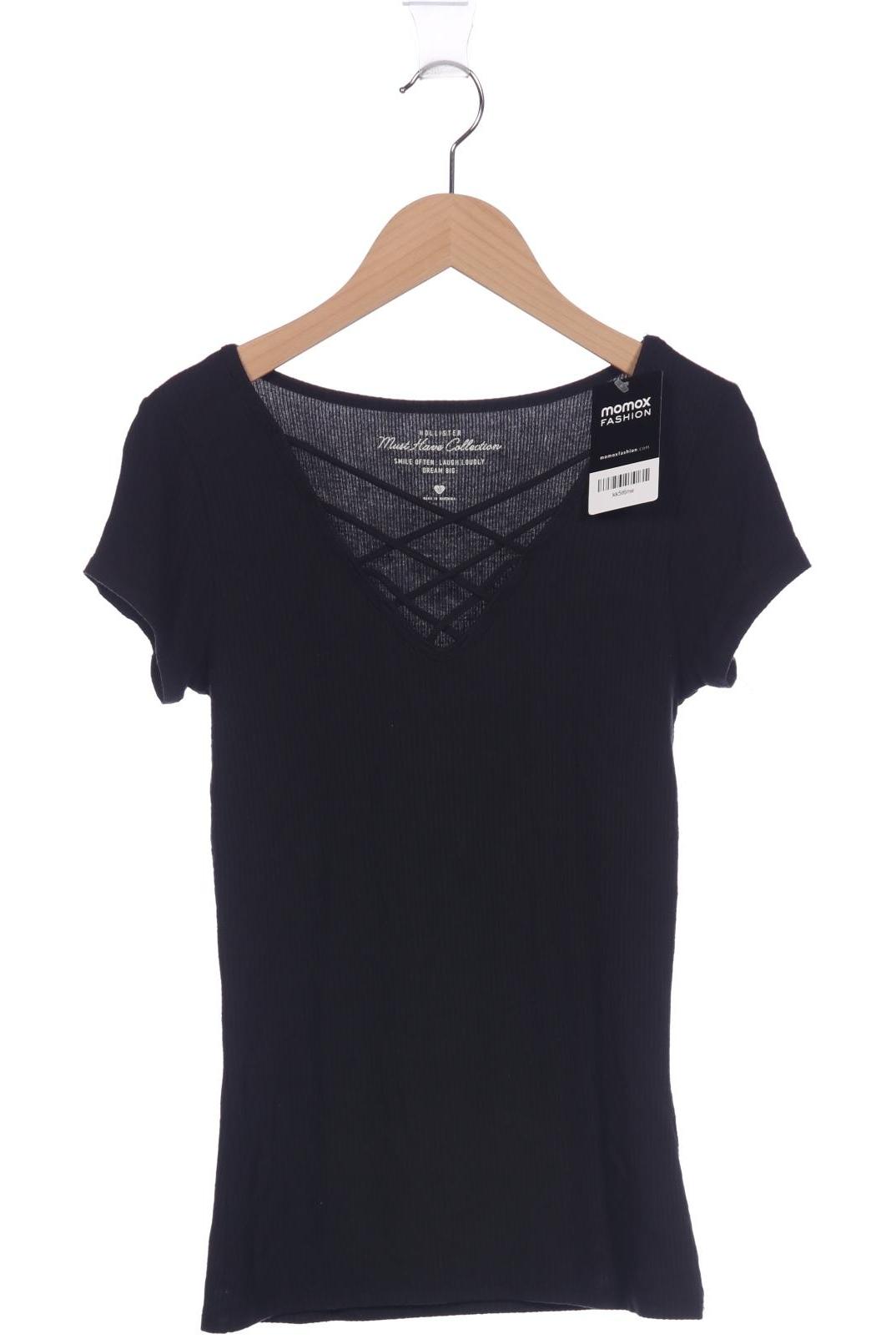 

Hollister Damen T-Shirt, schwarz, Gr. 34