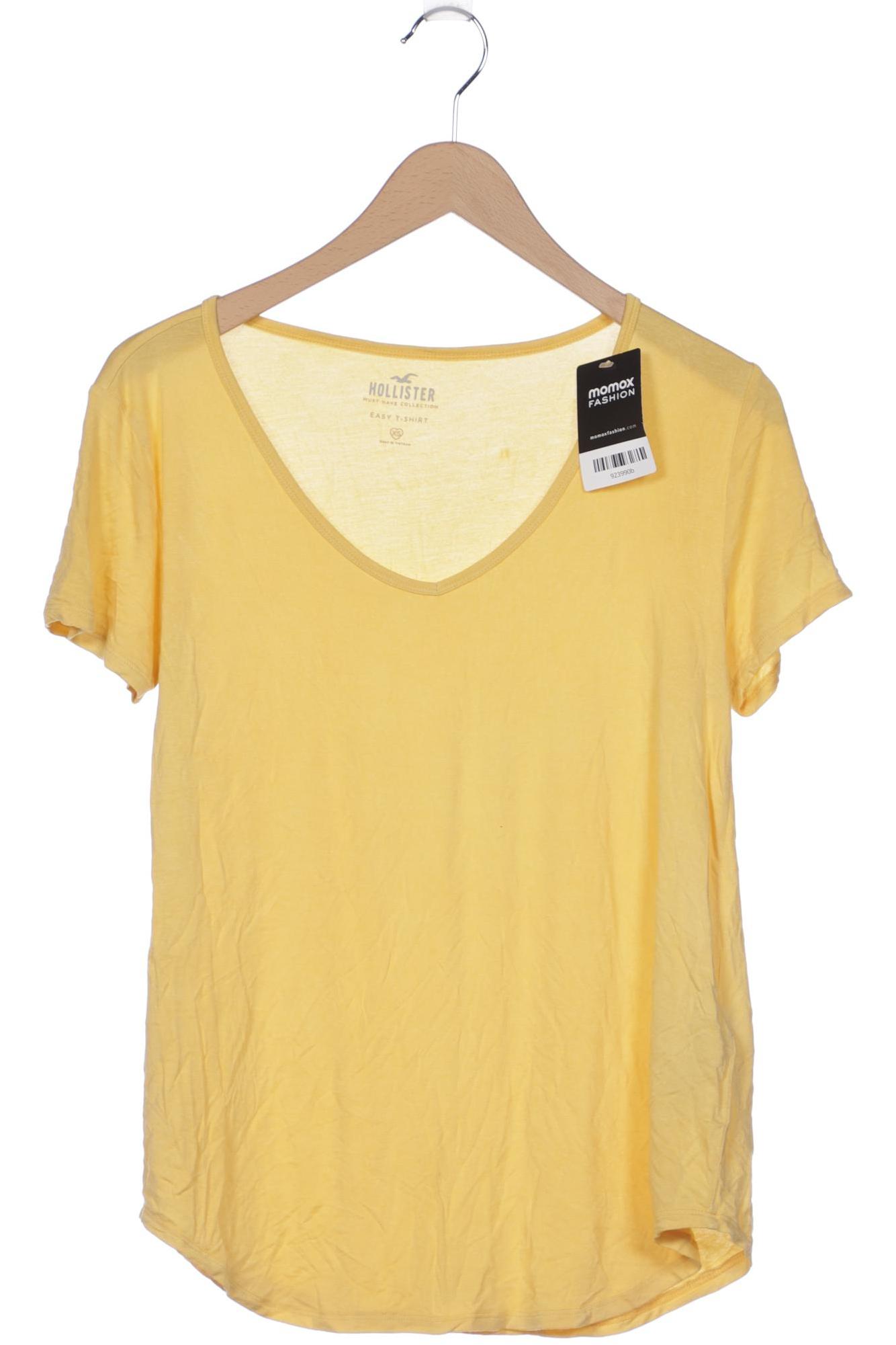 

Hollister Damen T-Shirt, gelb, Gr. 34