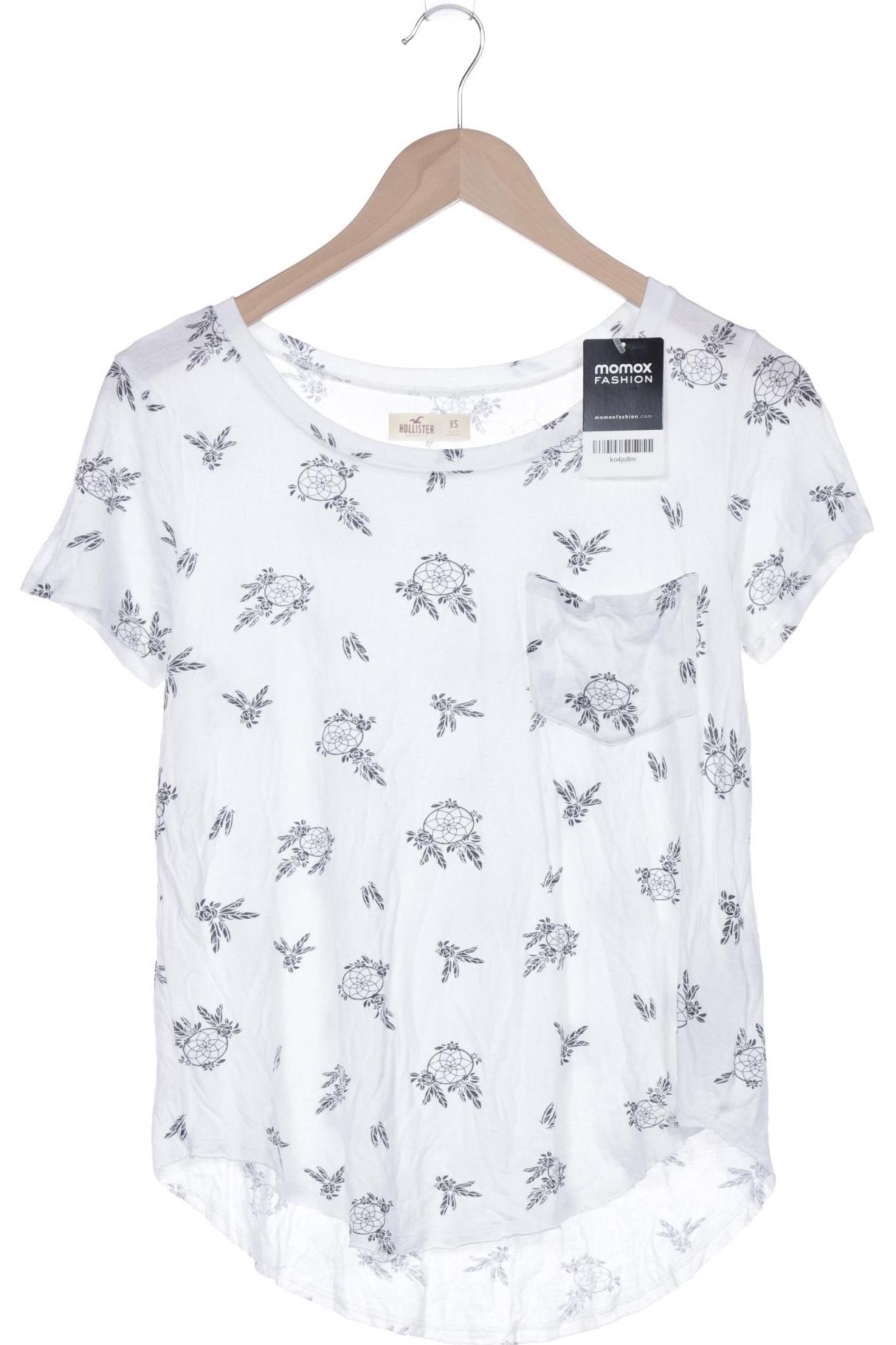 

Hollister Damen T-Shirt, weiß, Gr. 34