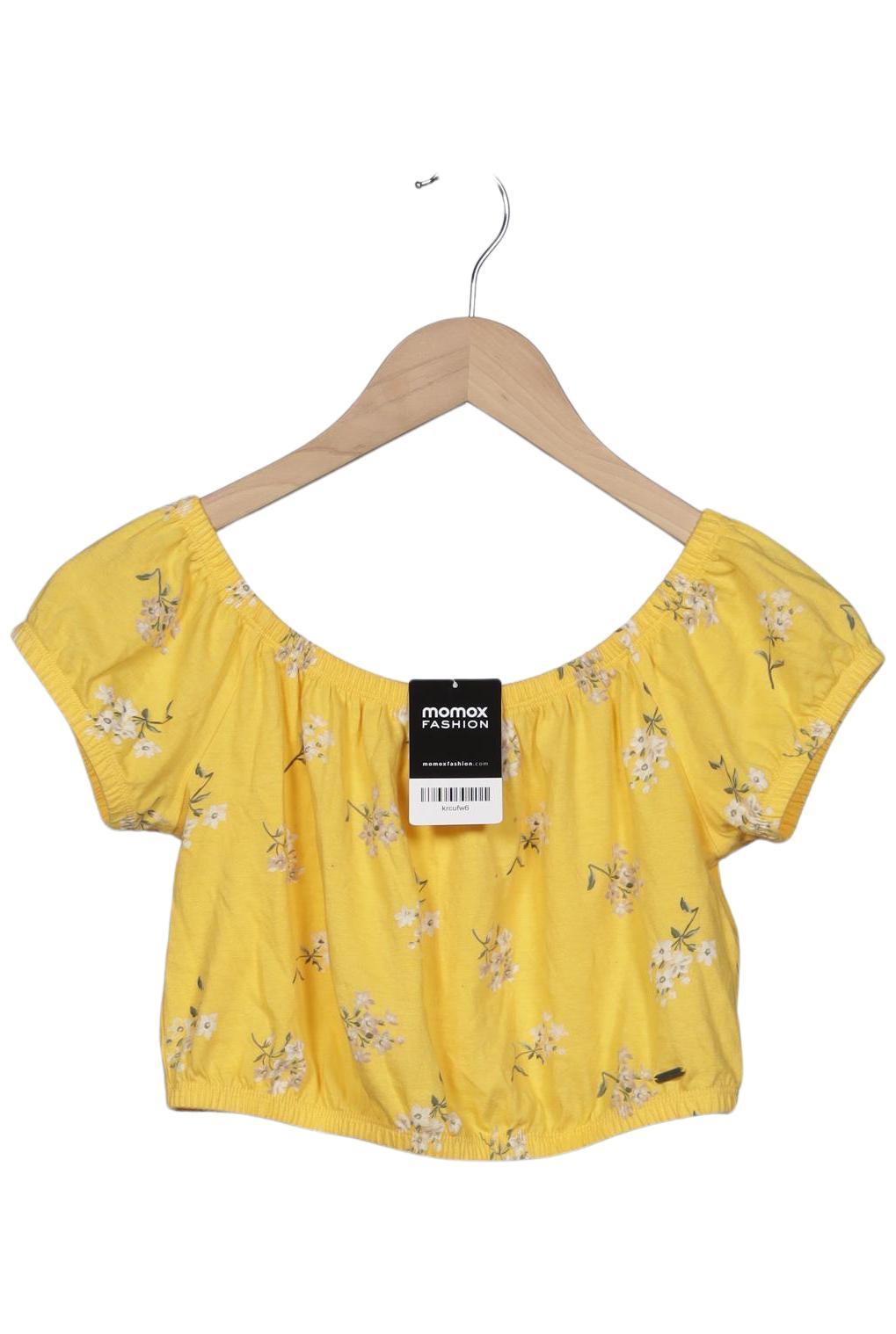 

Hollister Damen T-Shirt, gelb, Gr. 34