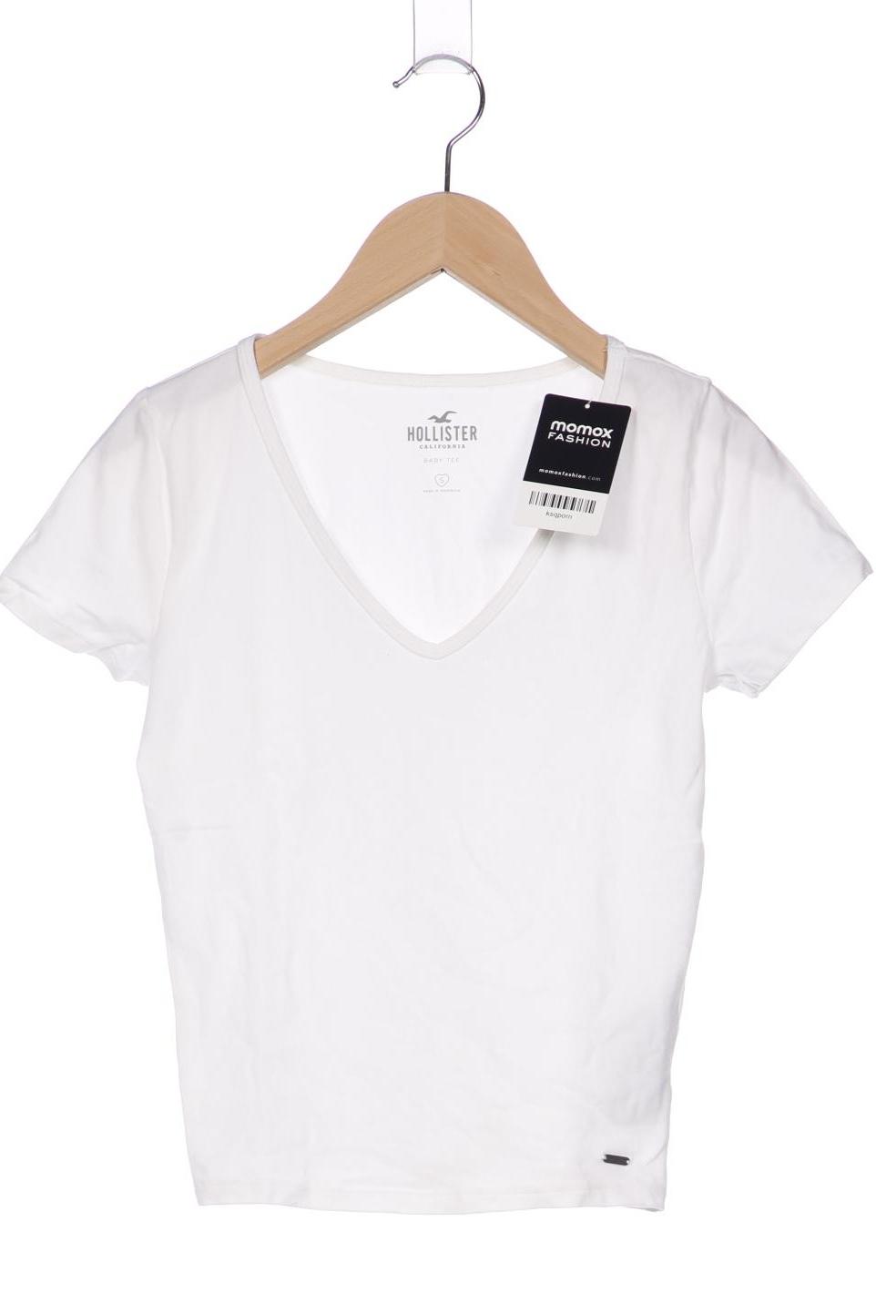 

Hollister Damen T-Shirt, weiß, Gr. 36