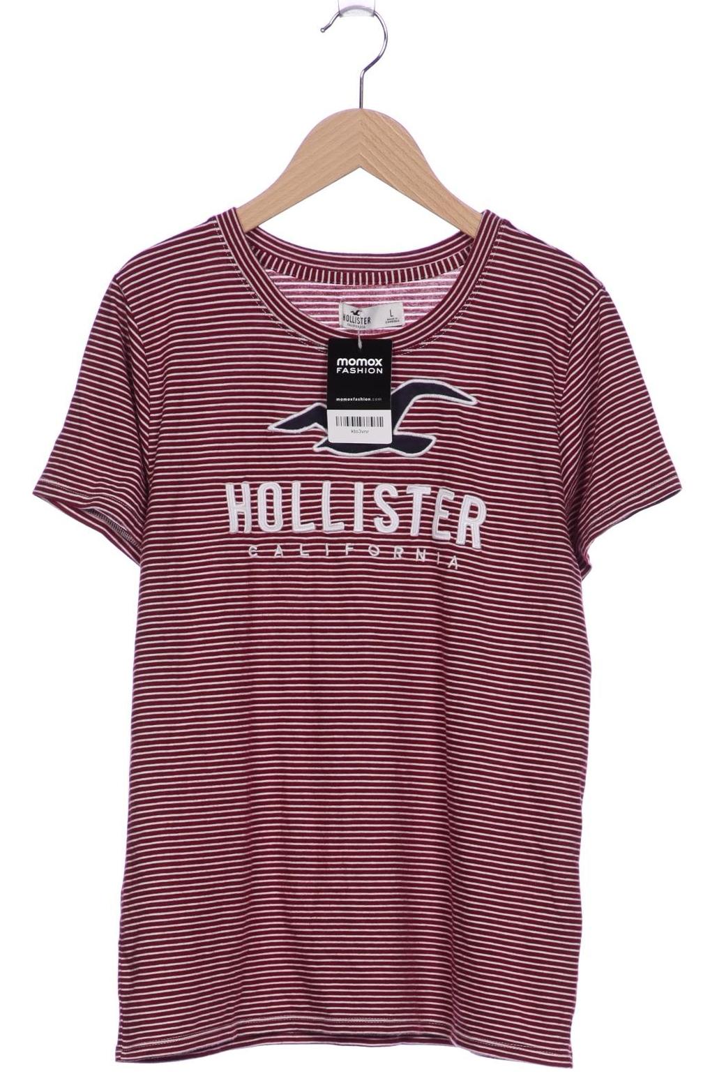 

Hollister Damen T-Shirt, bordeaux, Gr. 42