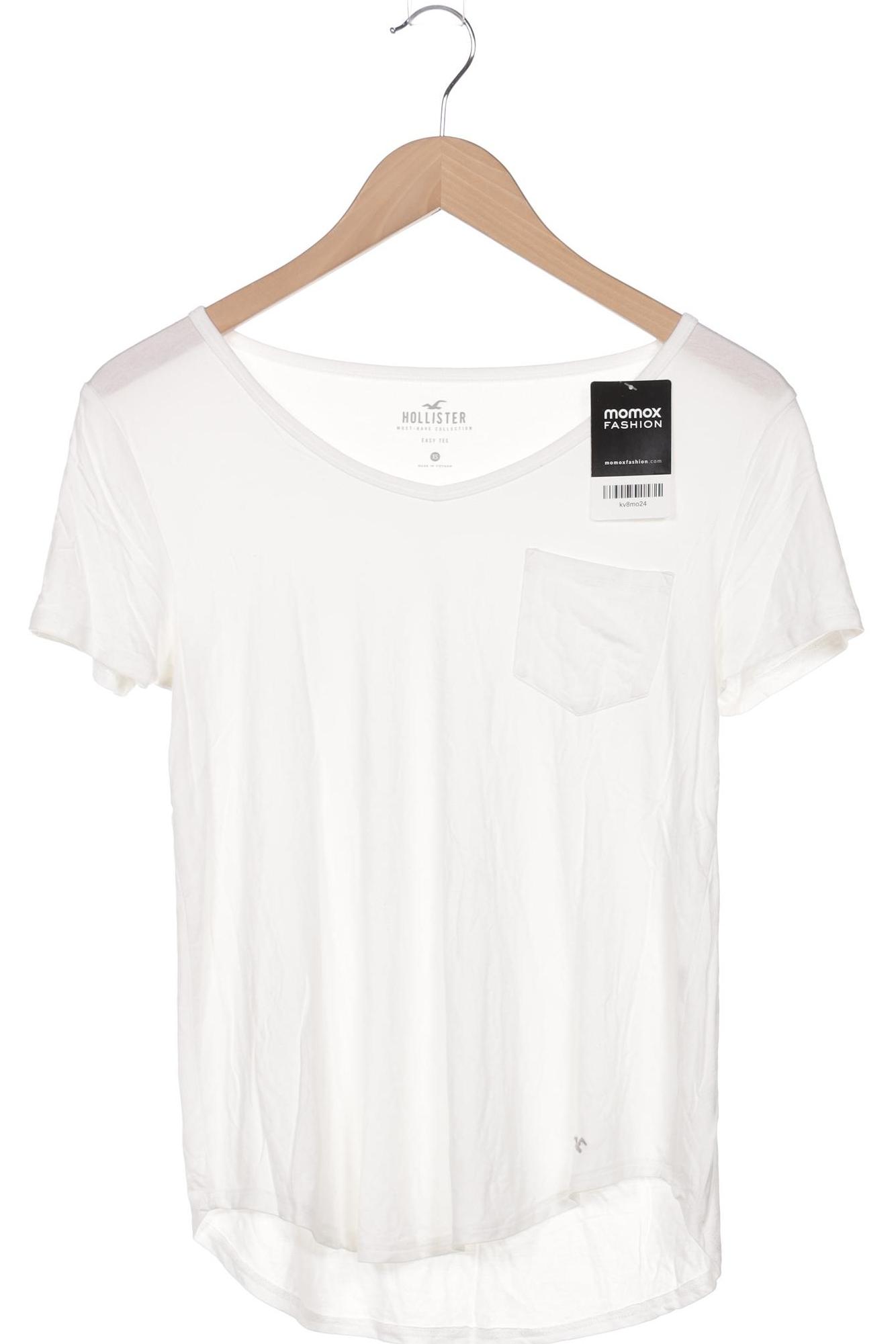 

Hollister Damen T-Shirt, weiß, Gr. 34