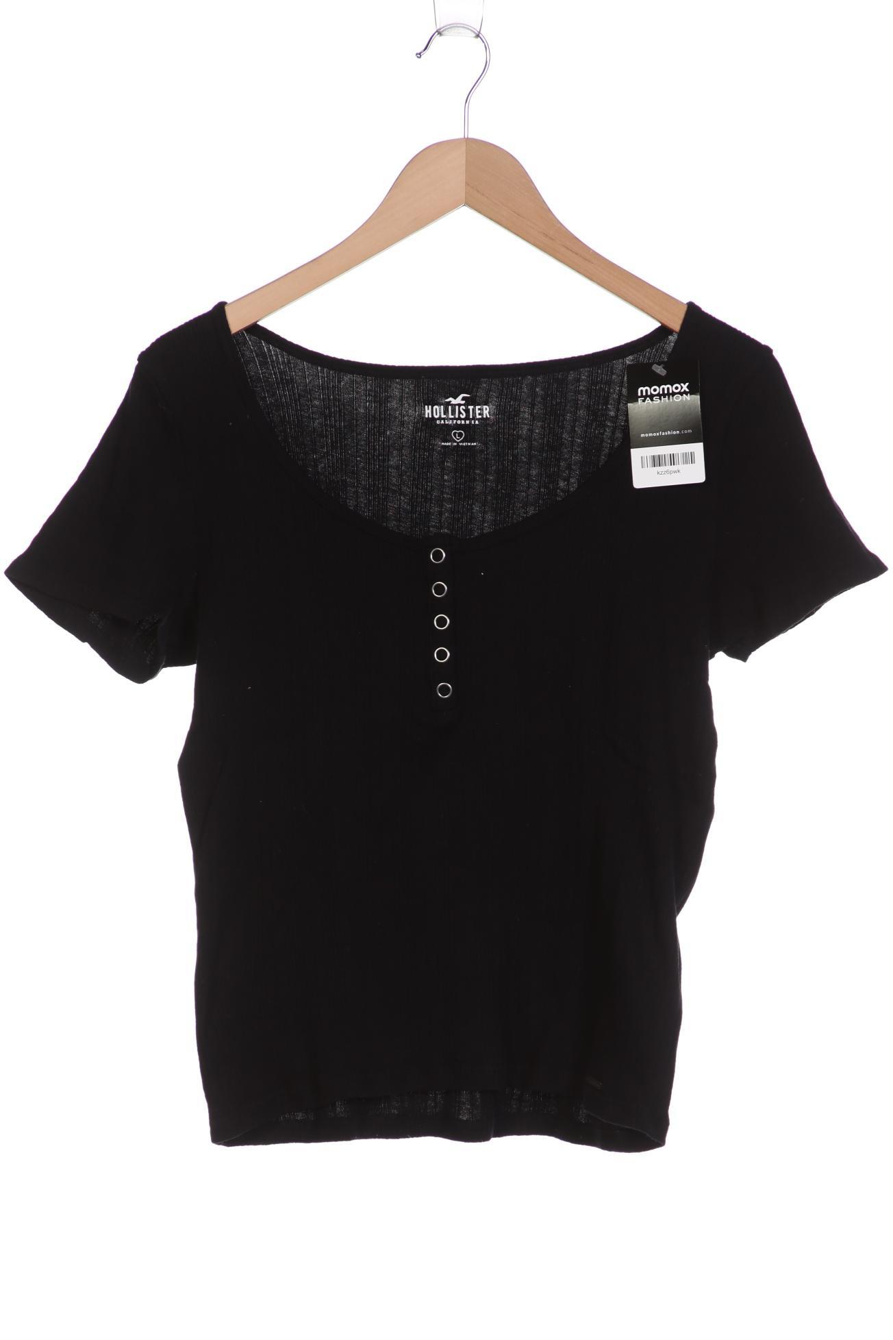 

Hollister Damen T-Shirt, schwarz