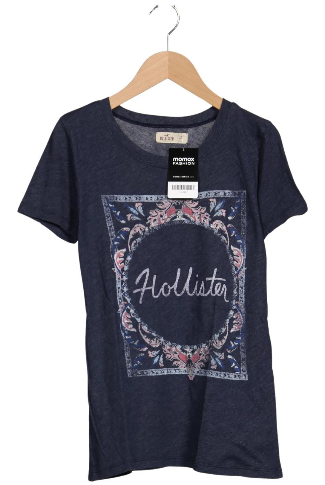 

Hollister Damen T-Shirt, marineblau, Gr. 34