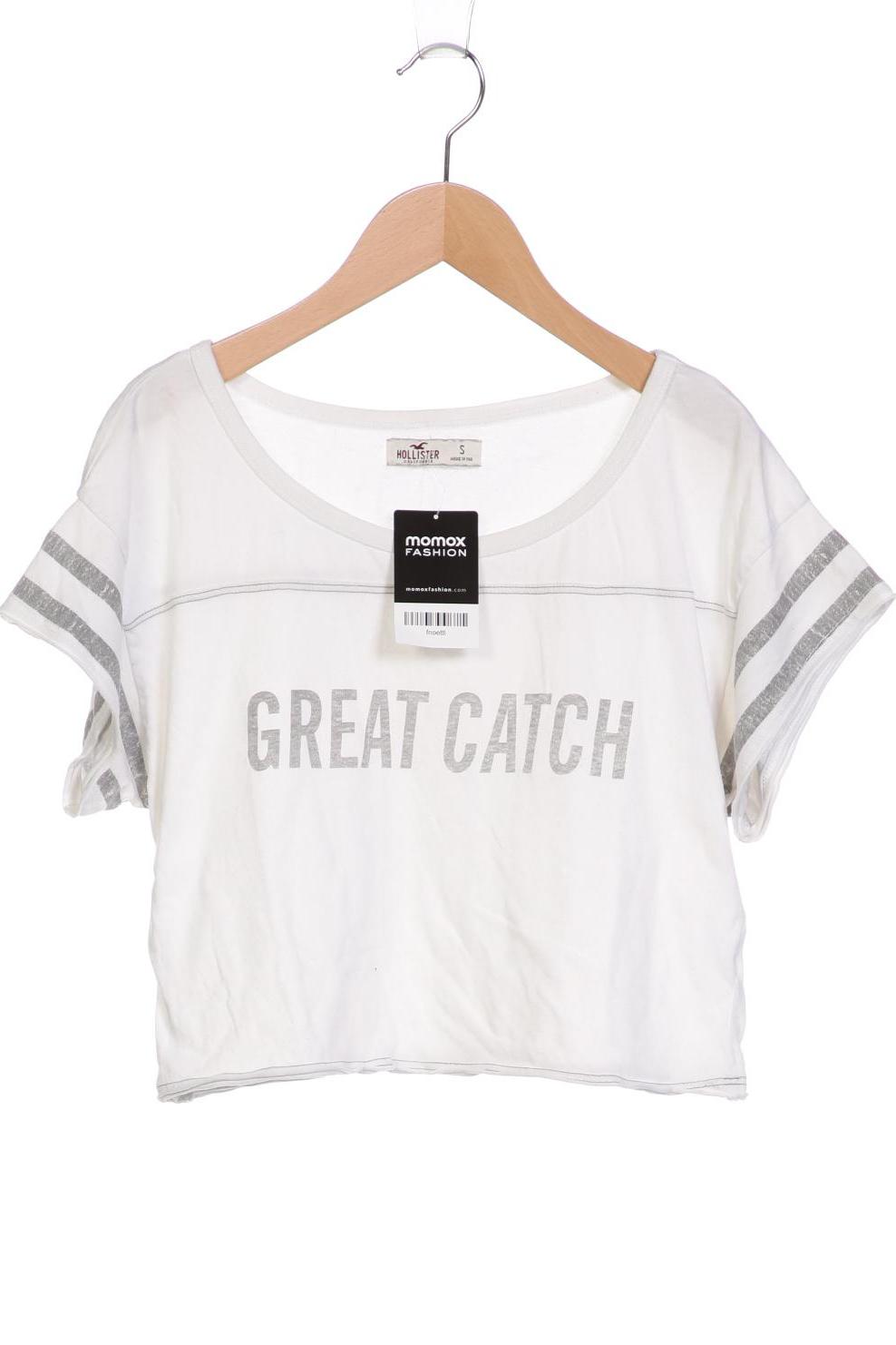 

Hollister Damen T-Shirt, weiß, Gr. 36
