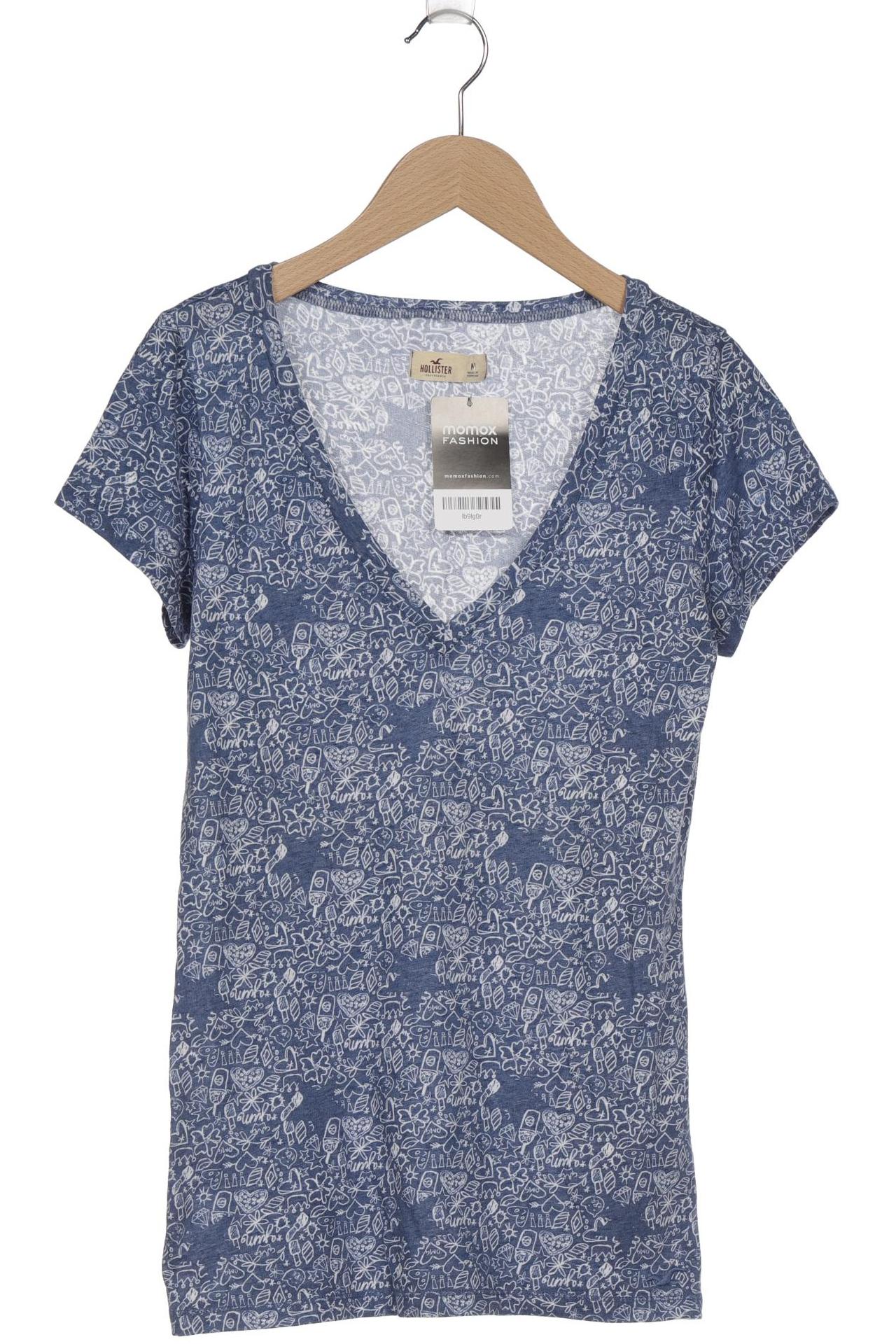 

Hollister Damen T-Shirt, blau, Gr. 38