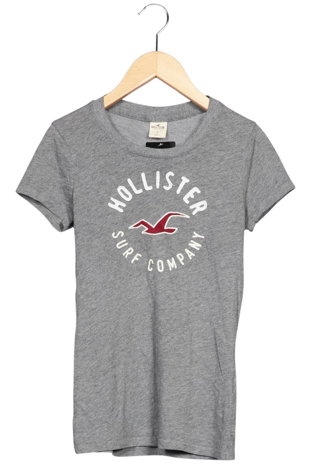 

Hollister Damen T-Shirt, grau, Gr. 36