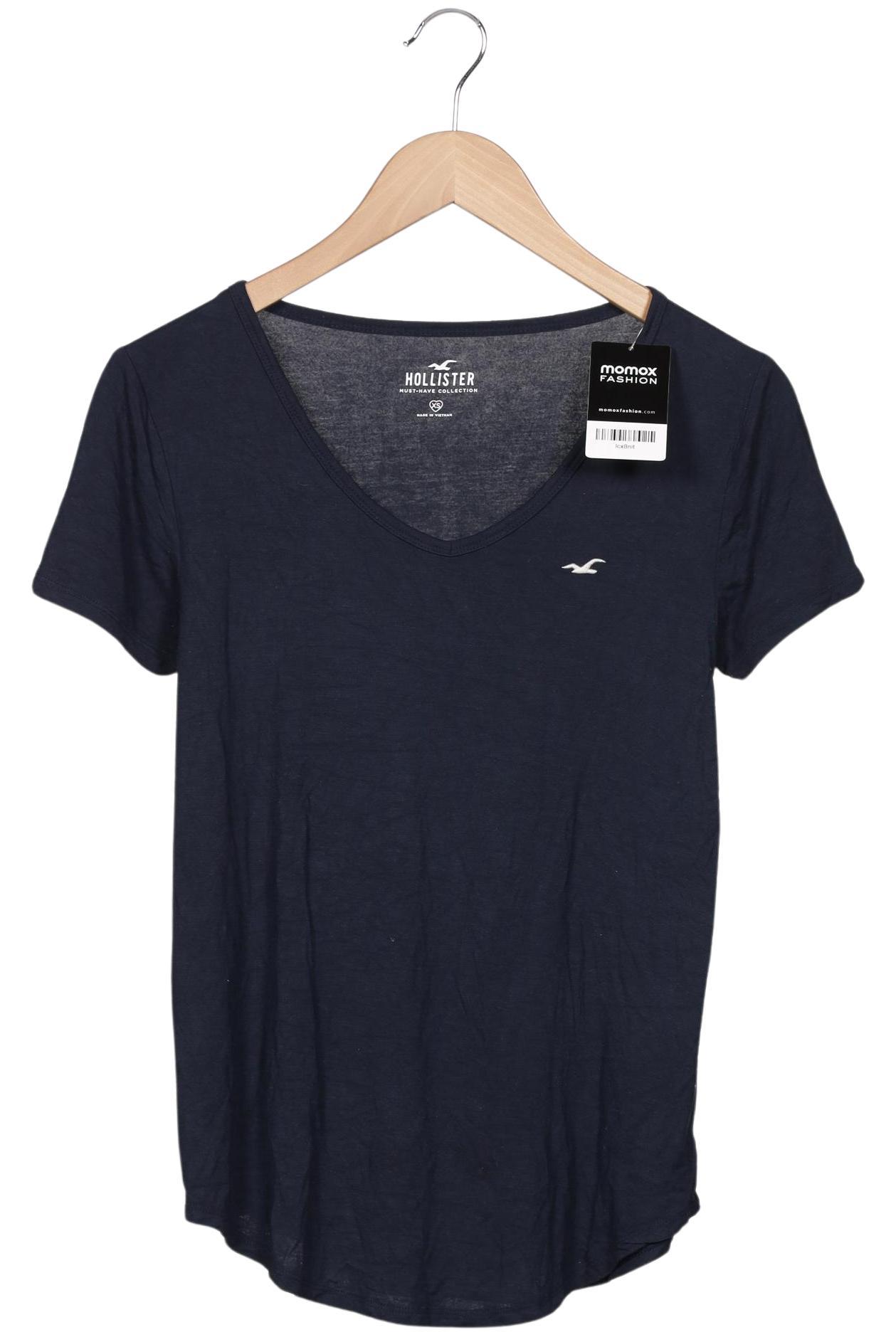 

Hollister Damen T-Shirt, marineblau, Gr. 34