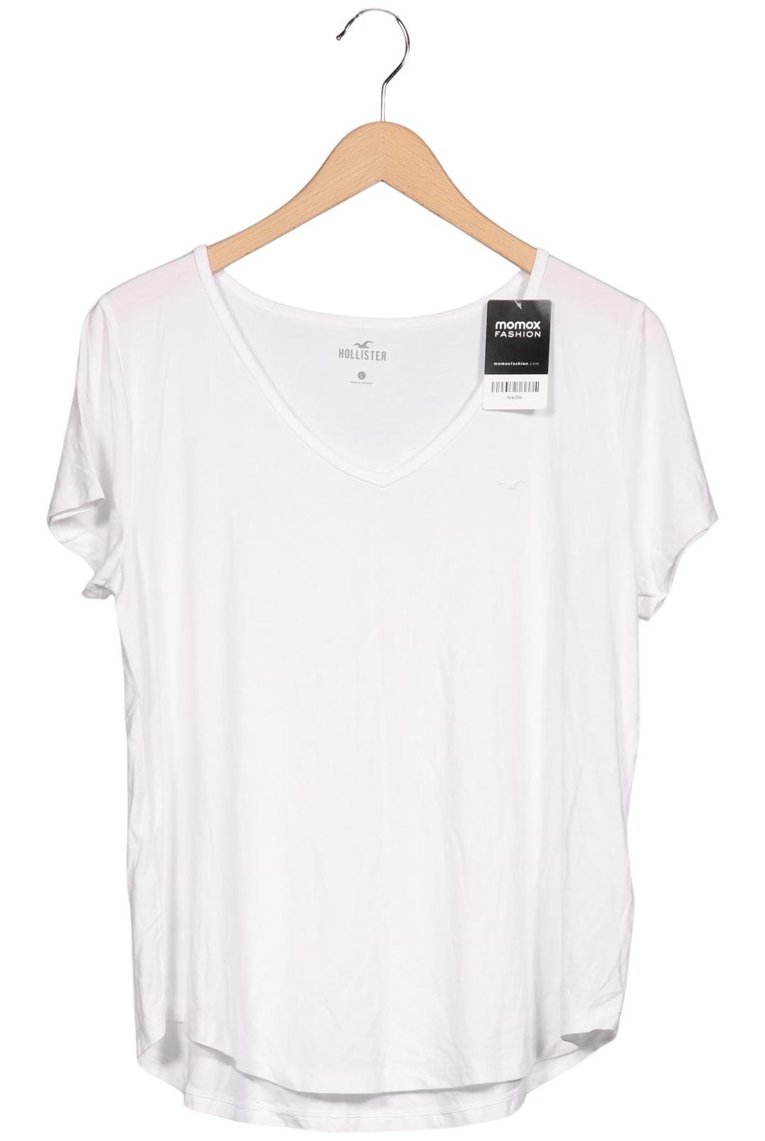 

Hollister Damen T-Shirt, weiß, Gr. 42