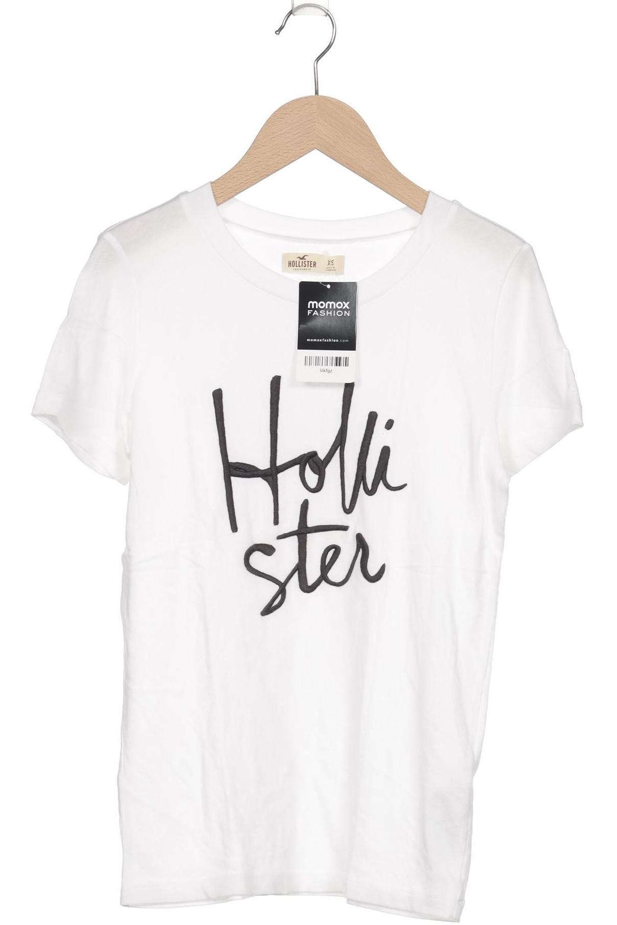 

Hollister Damen T-Shirt, weiß, Gr. 34