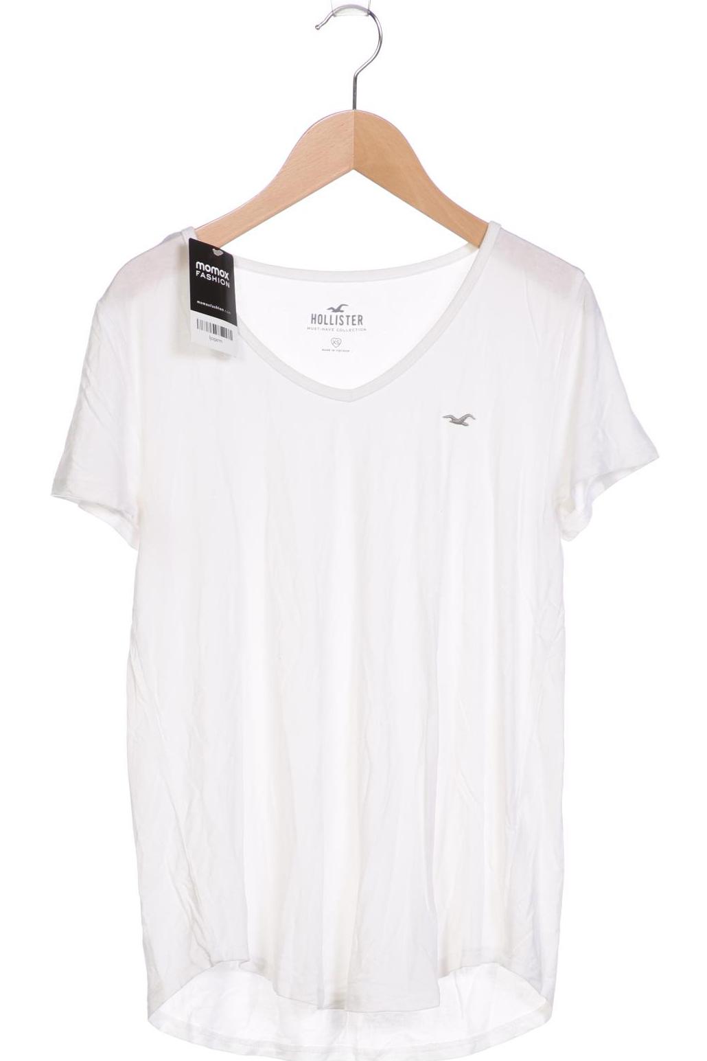 

Hollister Damen T-Shirt, weiß, Gr. 34