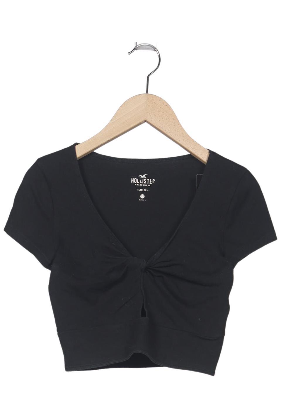 

Hollister Damen T-Shirt, schwarz, Gr. 34