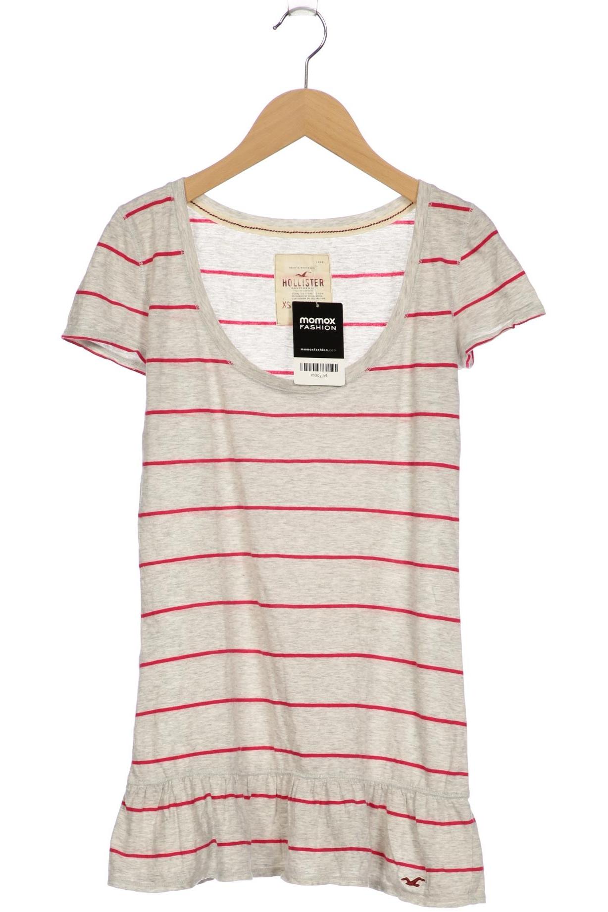 

Hollister Damen T-Shirt, grau, Gr. 34