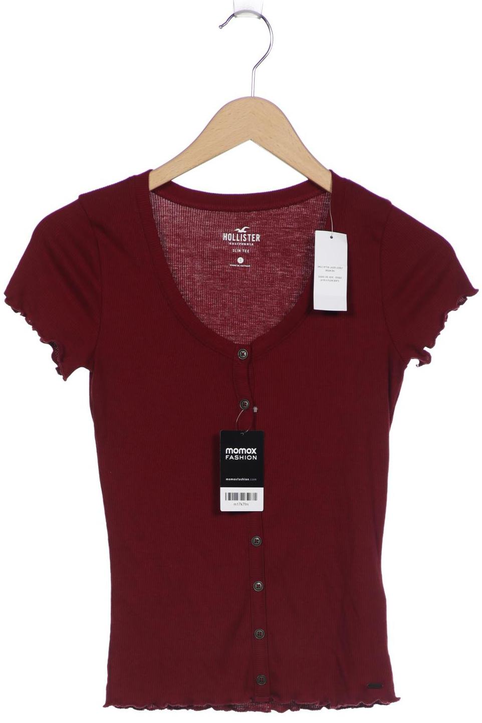 

Hollister Damen T-Shirt, bordeaux