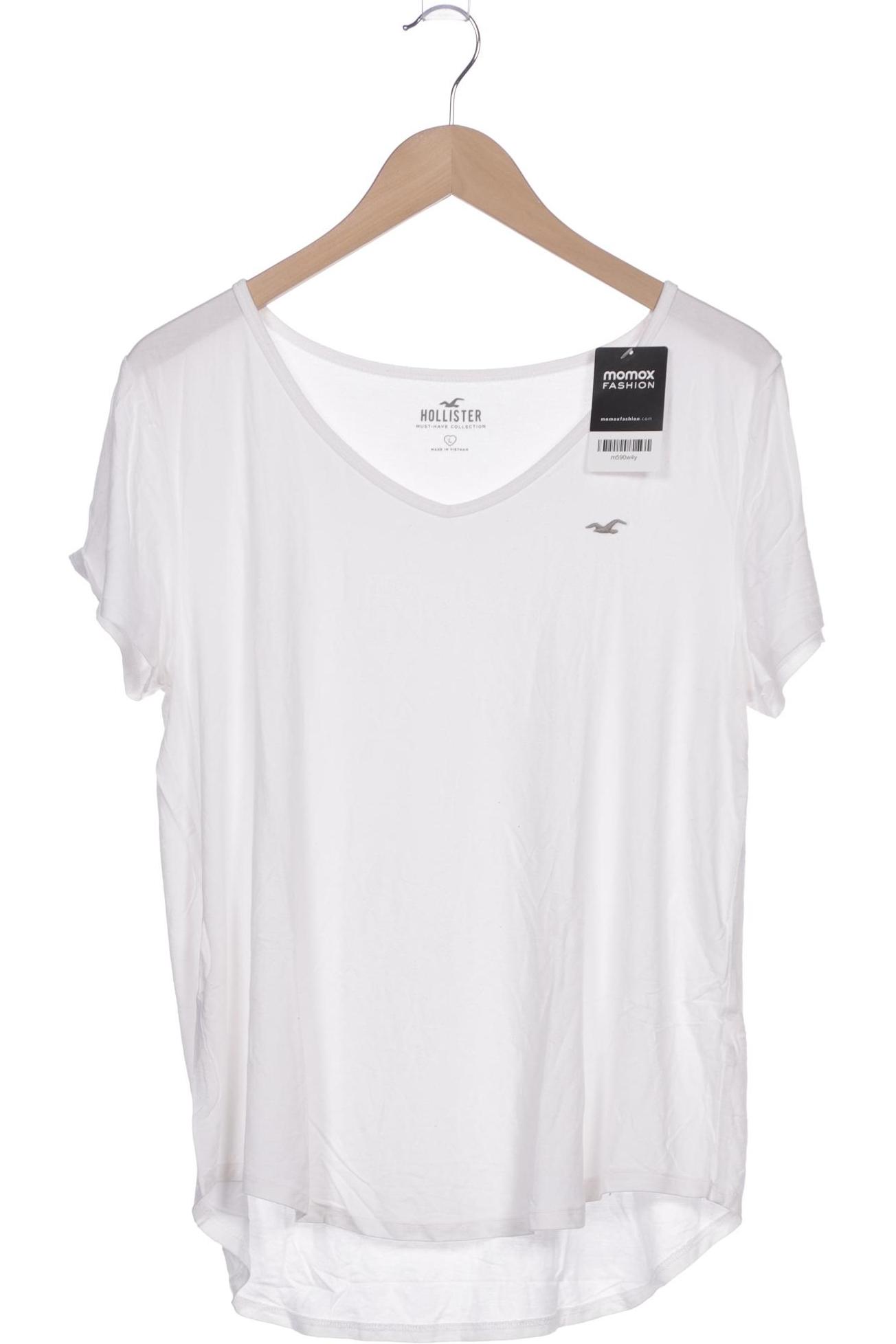 

Hollister Damen T-Shirt, weiß, Gr. 42