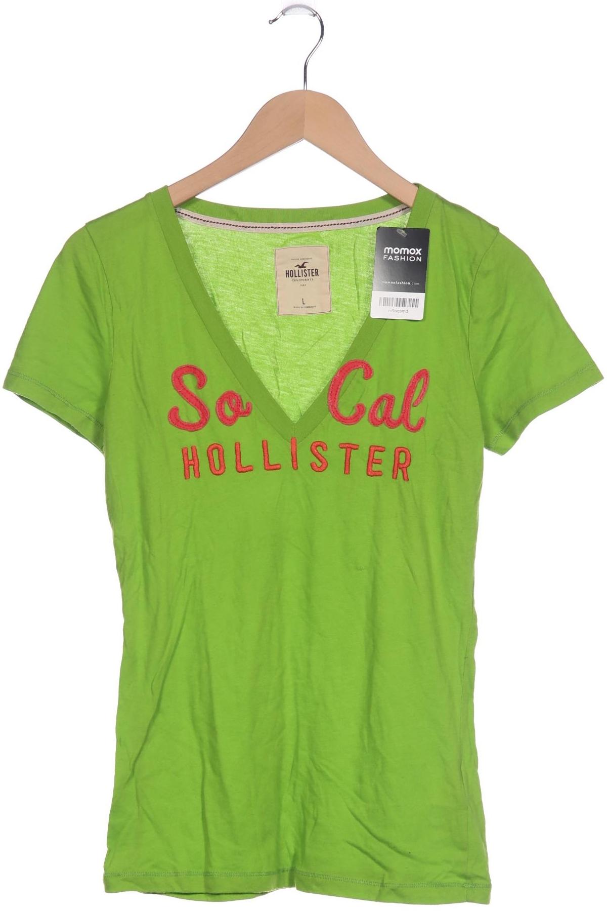 

Hollister Damen T-Shirt, grün, Gr. 42