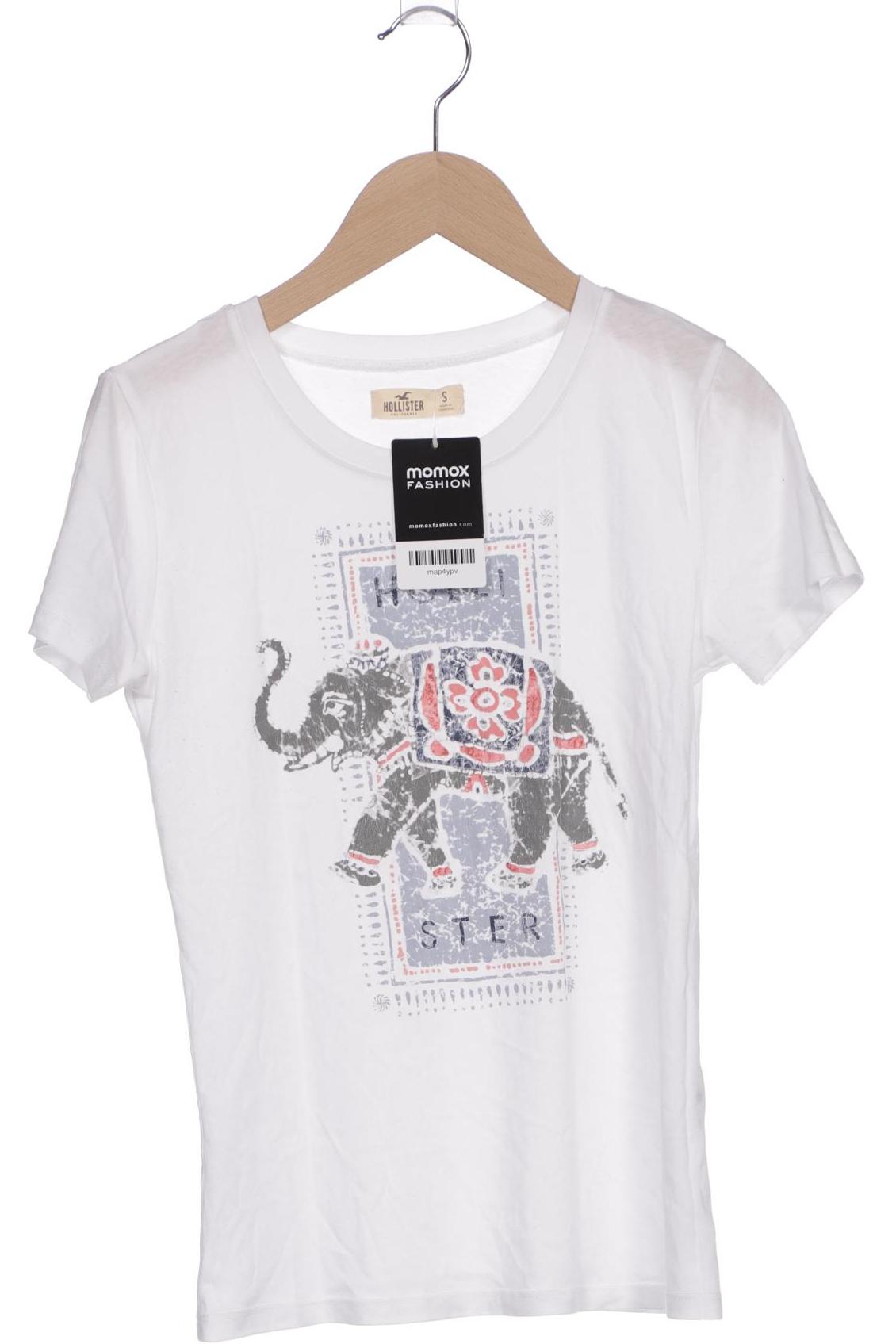 

Hollister Damen T-Shirt, weiß, Gr. 36