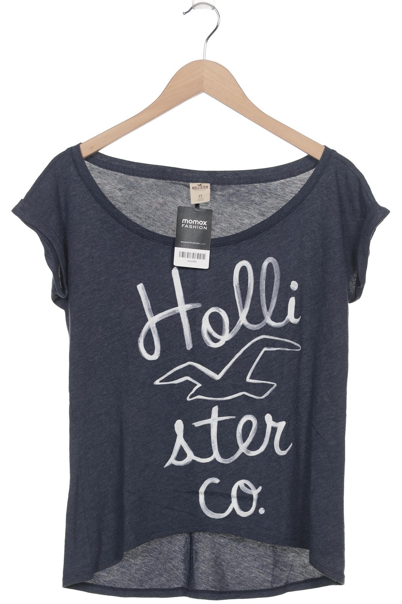 

Hollister Damen T-Shirt, blau, Gr. 34