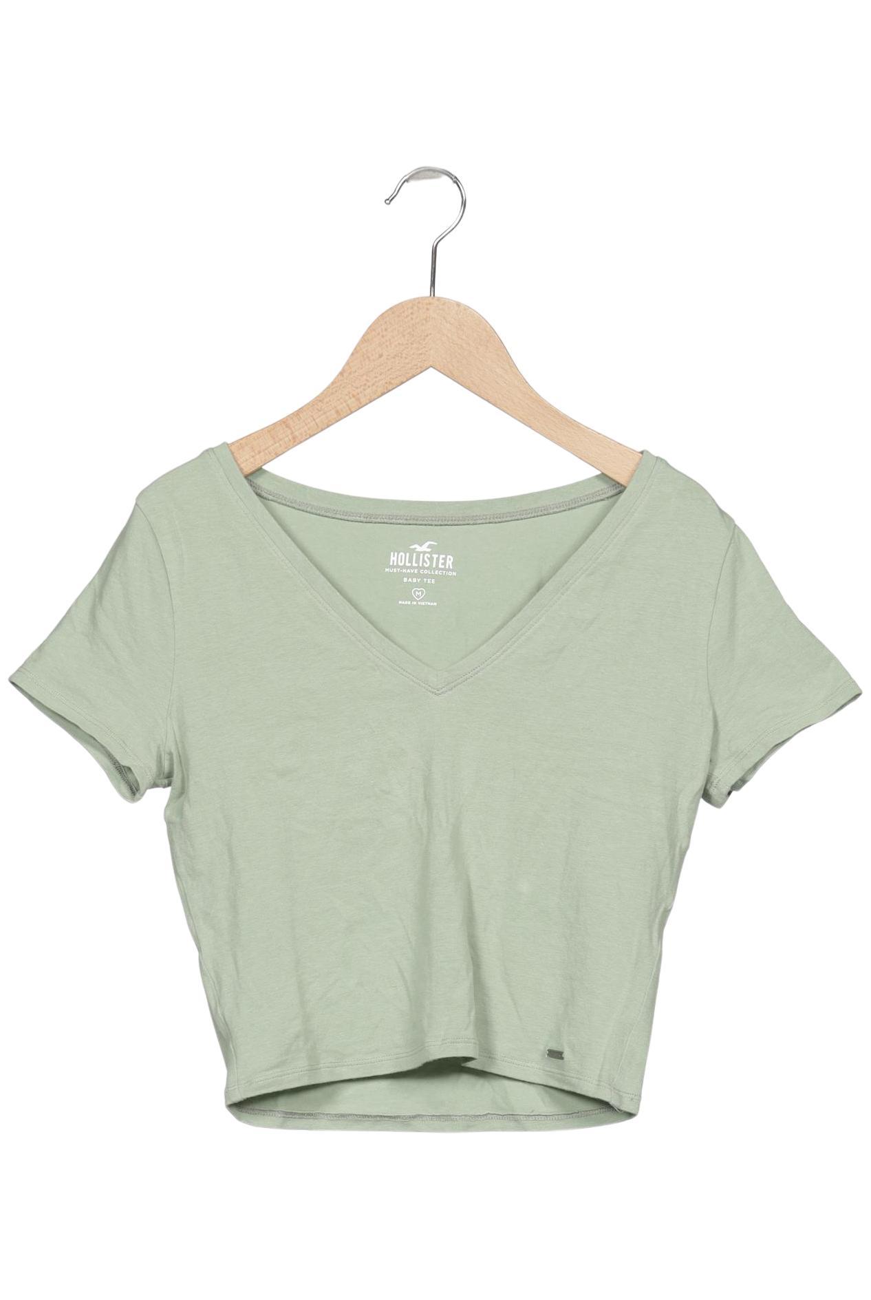 

Hollister Damen T-Shirt, hellgrün, Gr. 38
