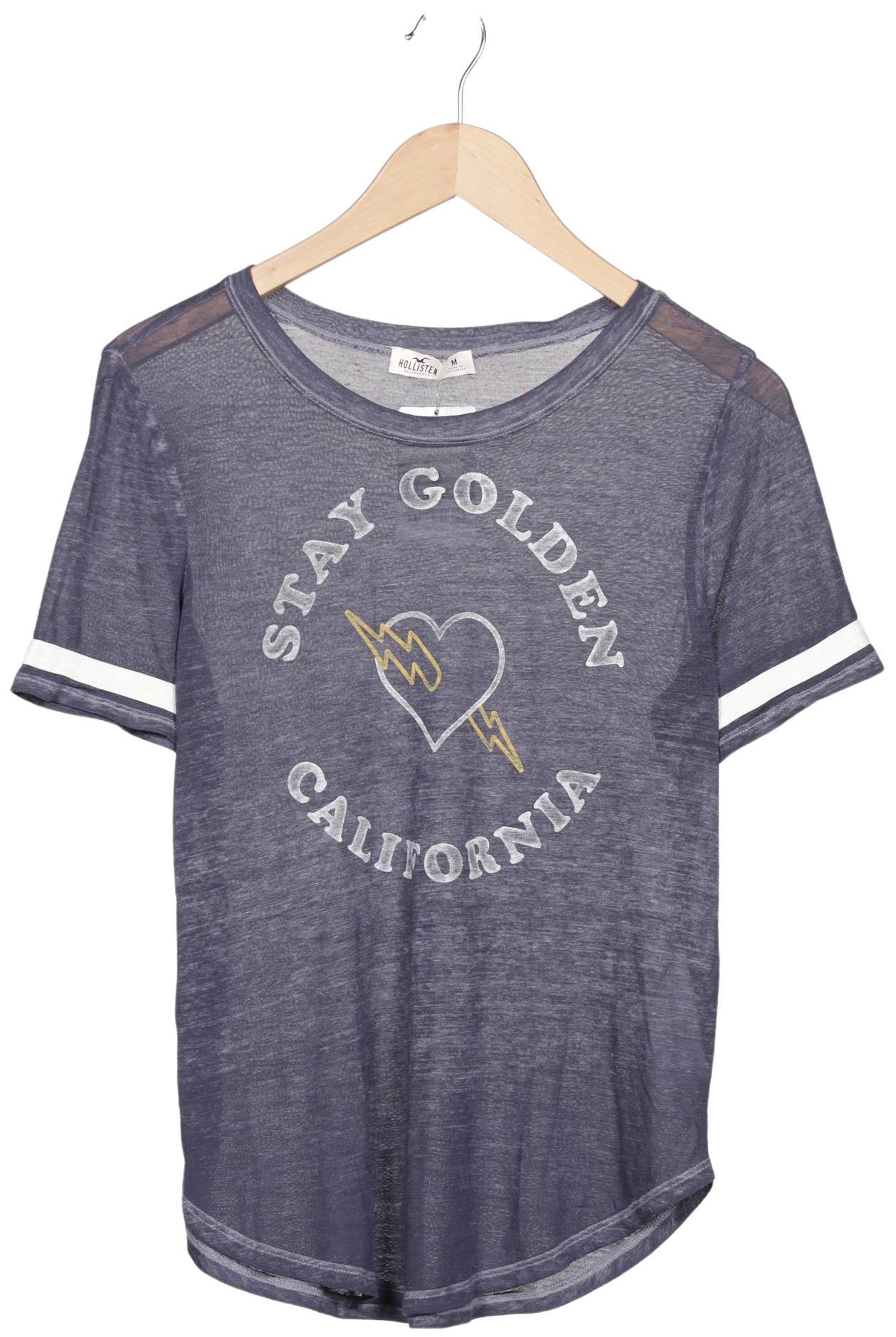 

Hollister Damen T-Shirt, blau, Gr. 38