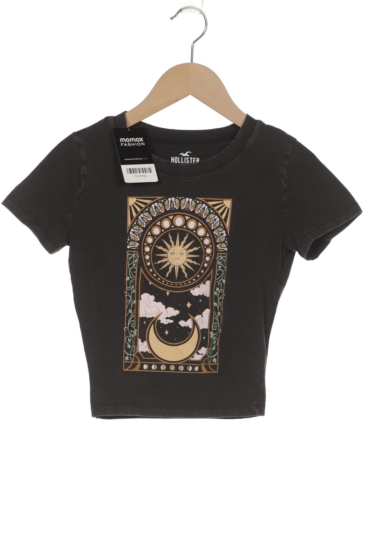 

Hollister Damen T-Shirt, schwarz, Gr. 34