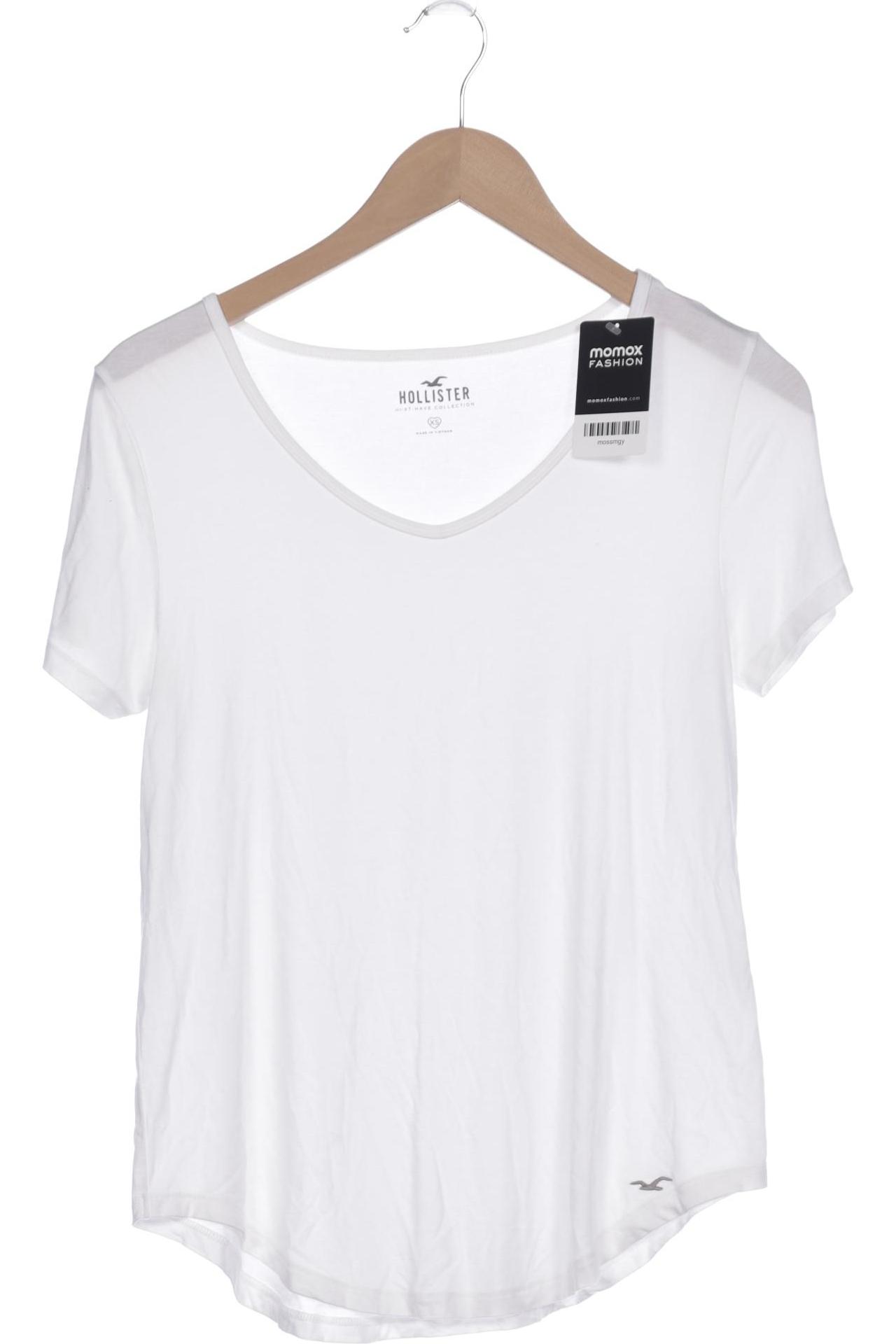 

Hollister Damen T-Shirt, weiß, Gr. 34