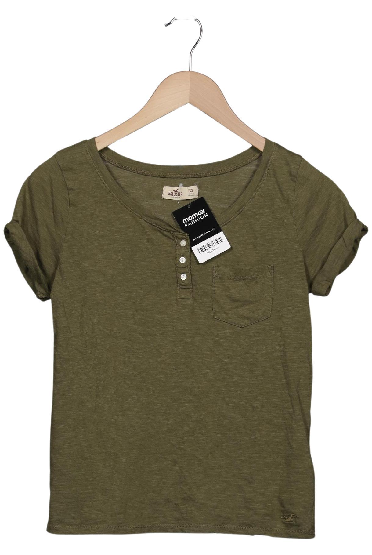 

Hollister Damen T-Shirt, grün, Gr. 34