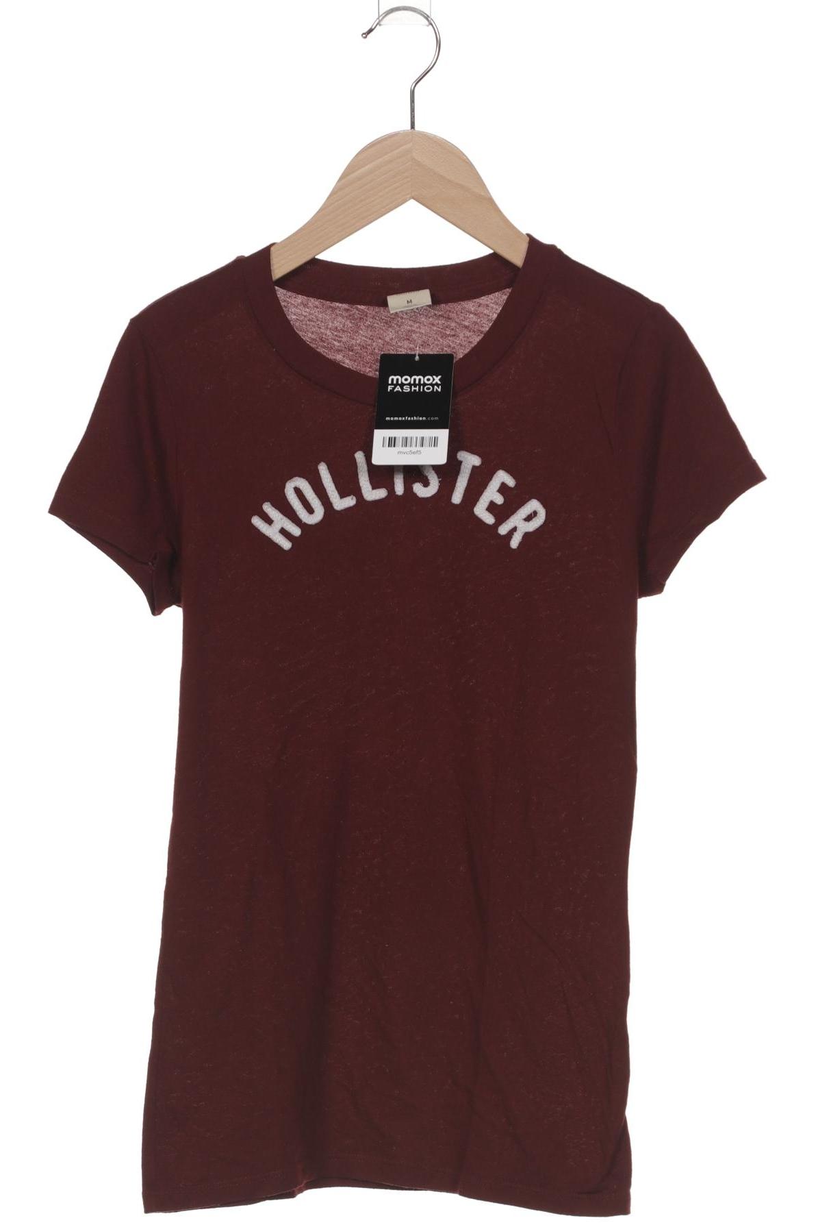 

Hollister Damen T-Shirt, bordeaux, Gr. 38
