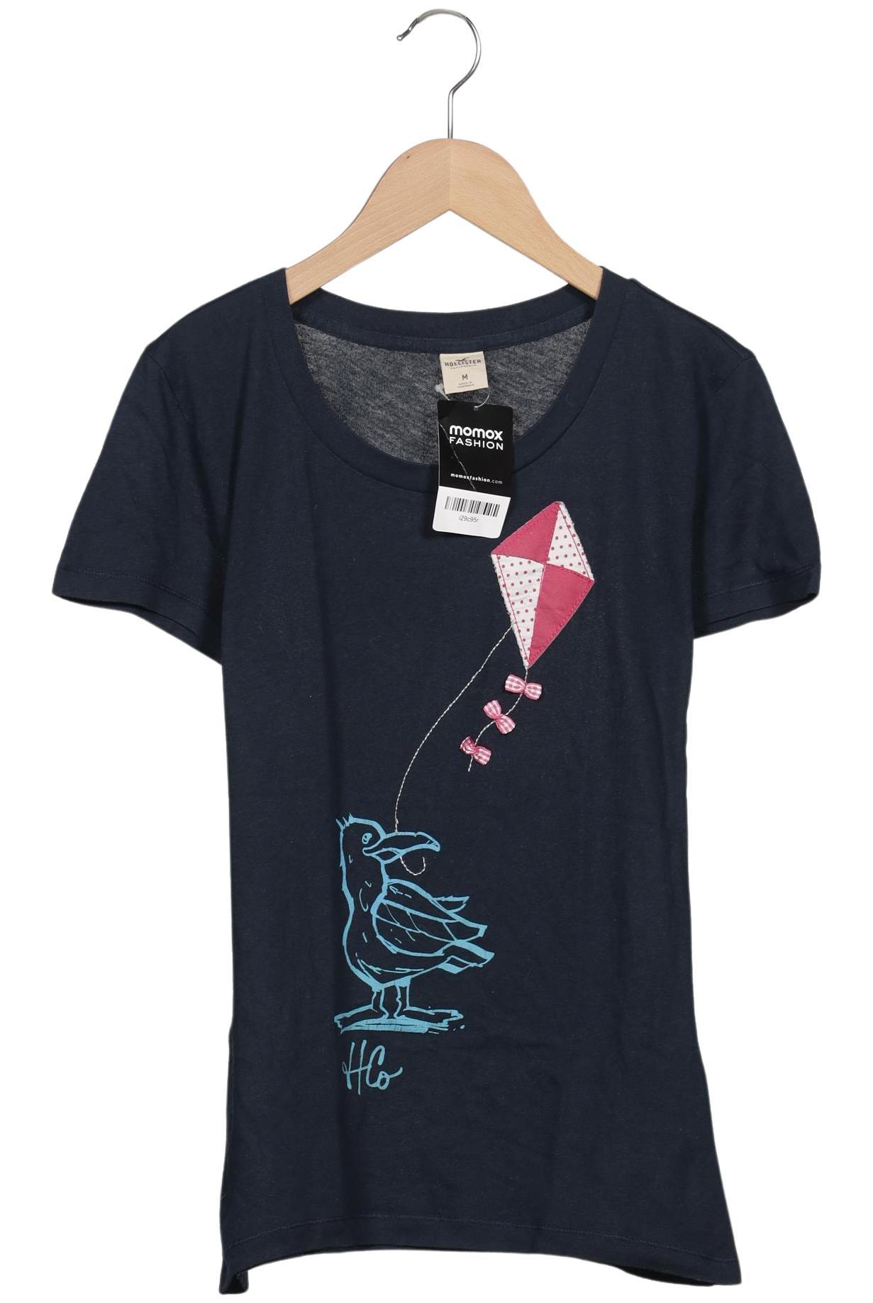 

Hollister Damen T-Shirt, marineblau, Gr. 38
