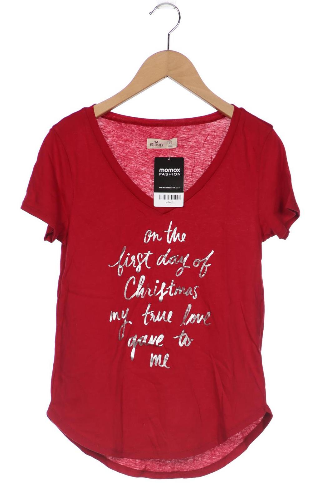 

Hollister Damen T-Shirt, bordeaux