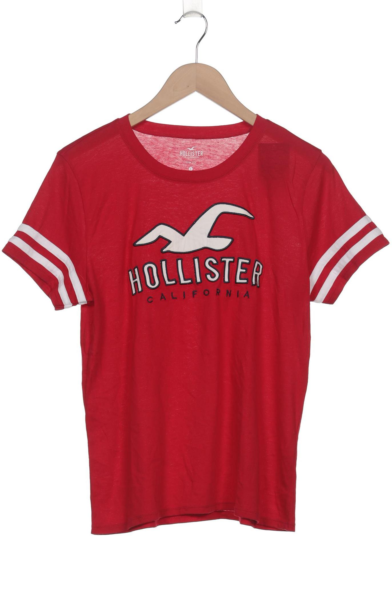 

Hollister Damen T-Shirt, rot, Gr. 42