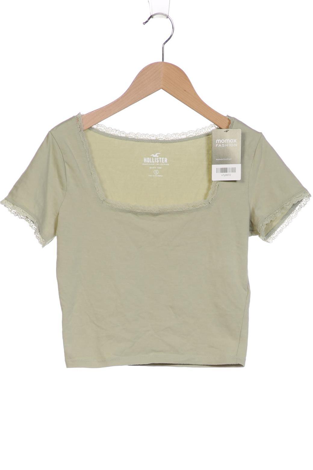 

Hollister Damen T-Shirt, hellgrün, Gr. 36