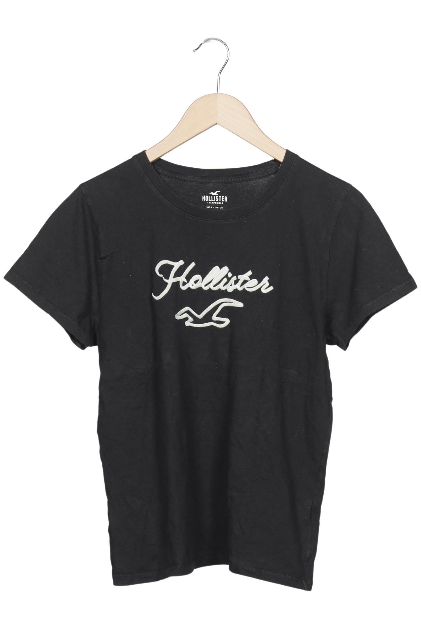 

Hollister Damen T-Shirt, schwarz, Gr. 42