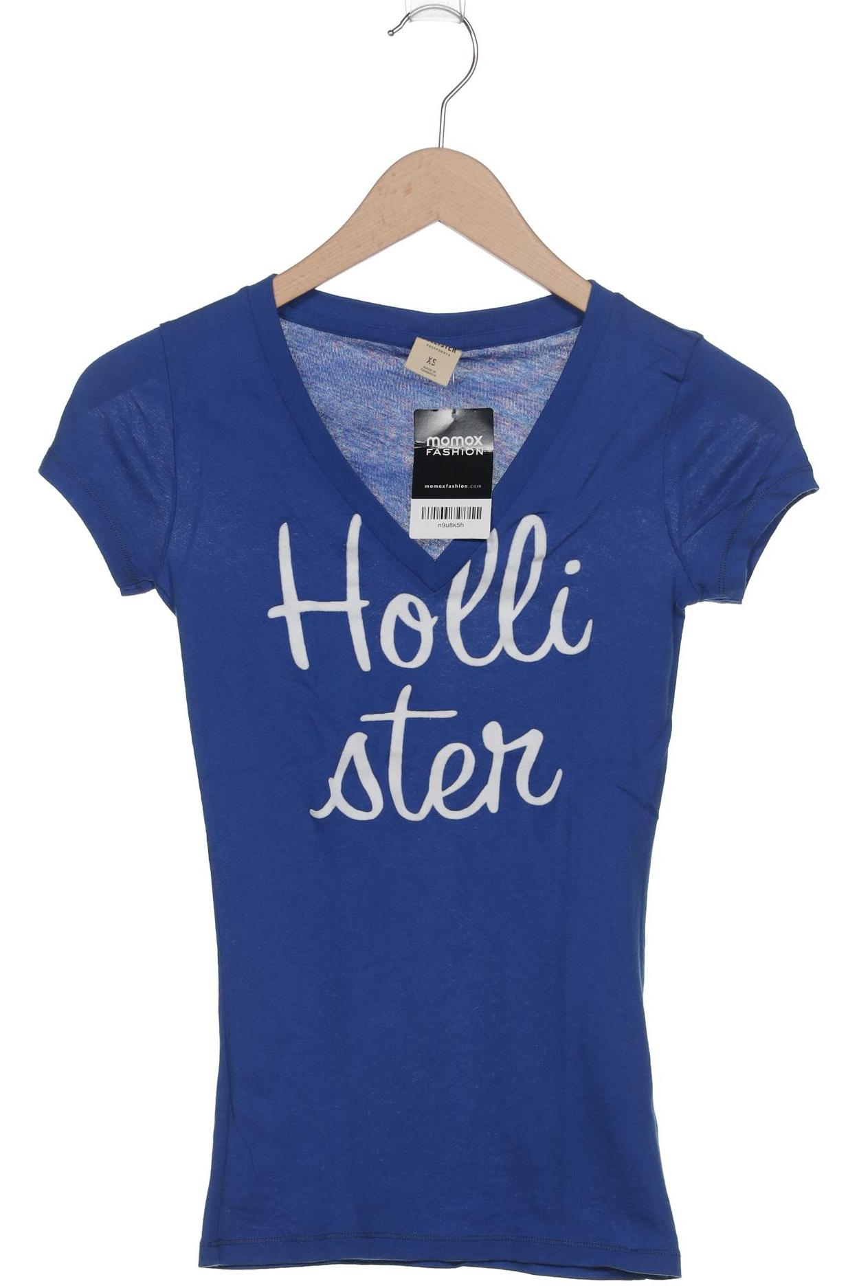

Hollister Damen T-Shirt, blau, Gr. 34