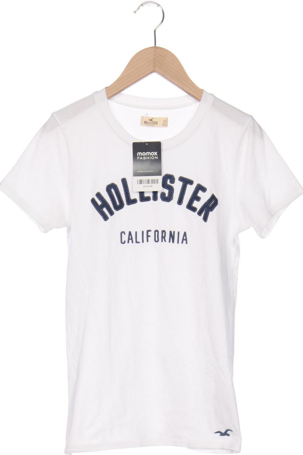 

Hollister Damen T-Shirt, weiß, Gr. 34
