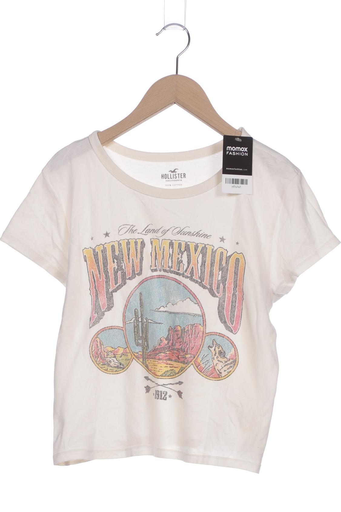 

Hollister Damen T-Shirt, cremeweiß, Gr. 42