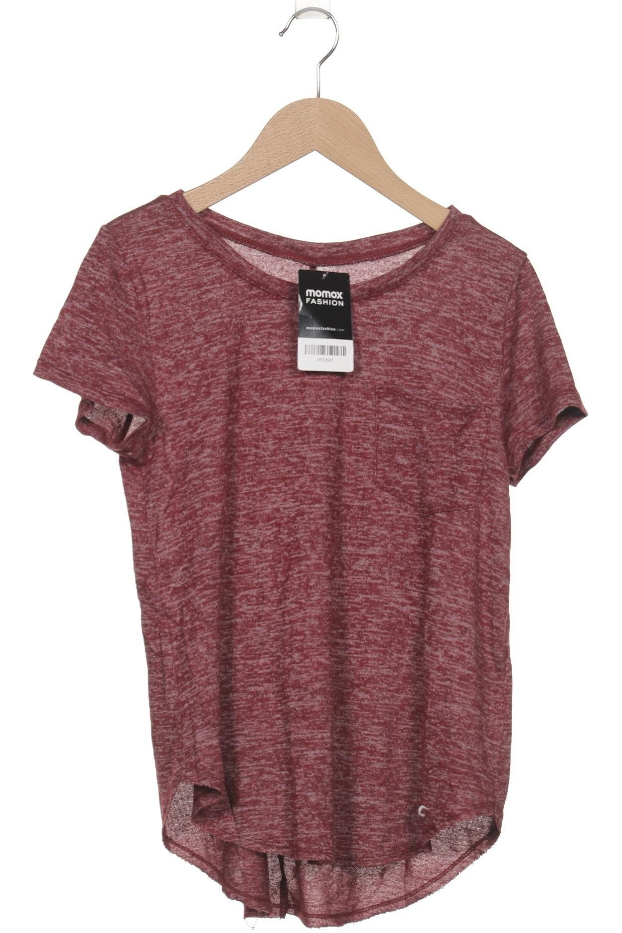 

Hollister Damen T-Shirt, bordeaux, Gr. 36